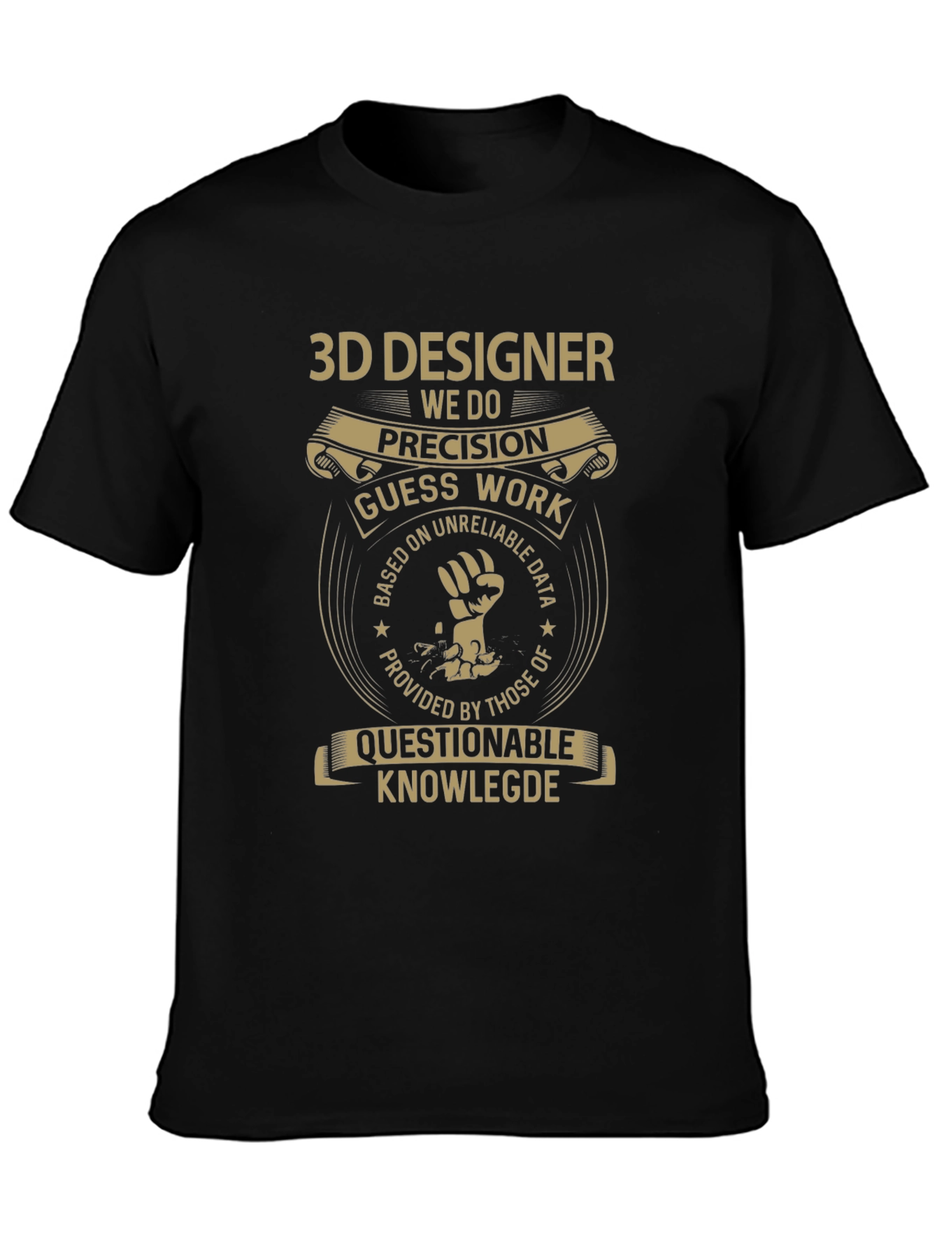 3D Designer Precision Graphic Tee