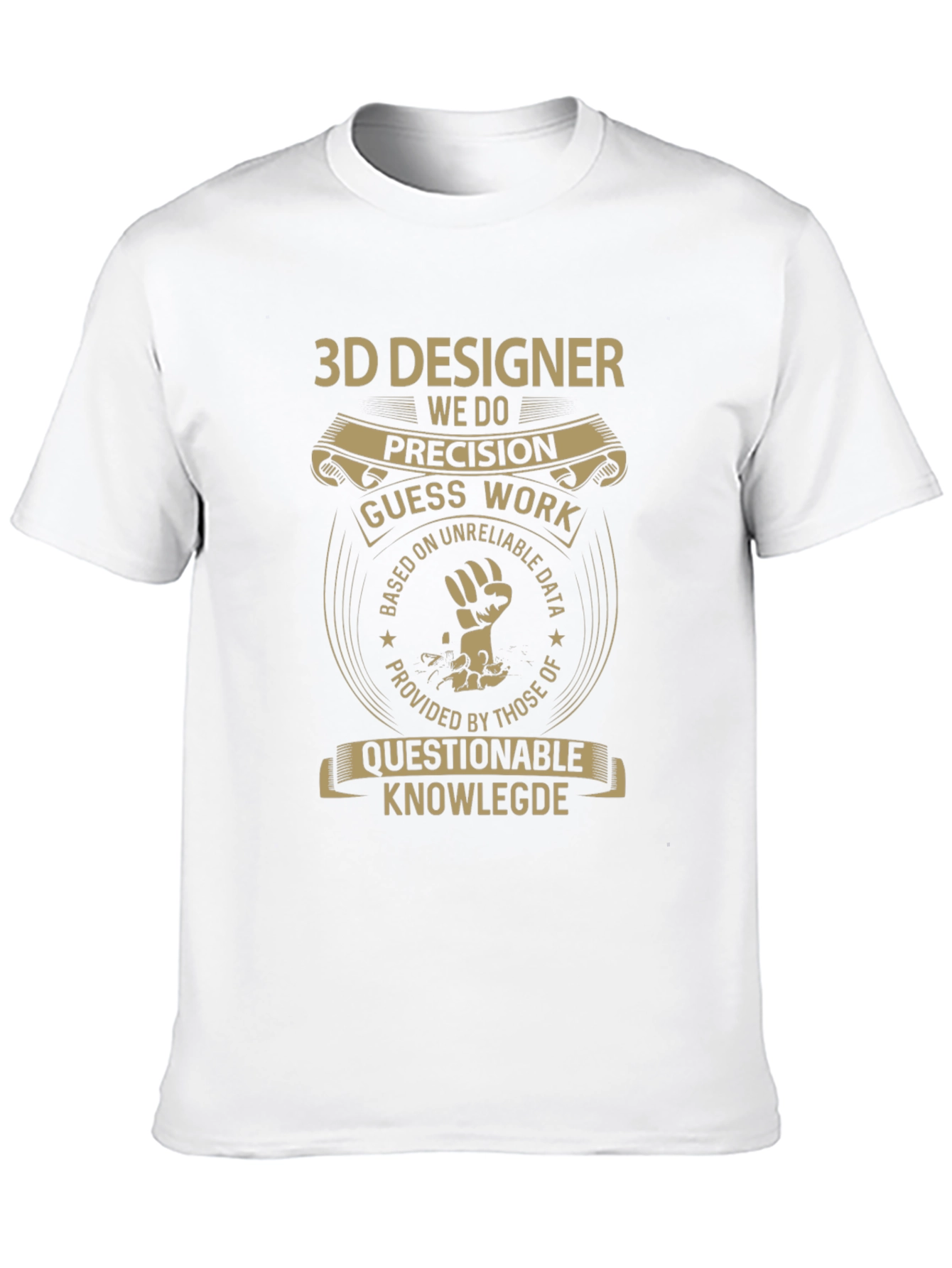 3D Designer Precision Graphic Tee