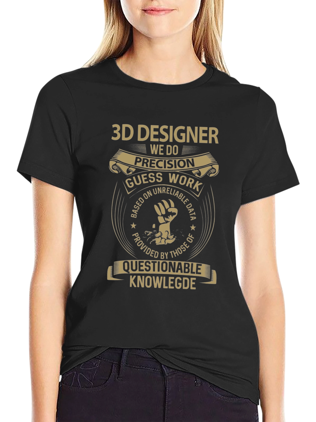 3D Designer Precision Graphic Tee