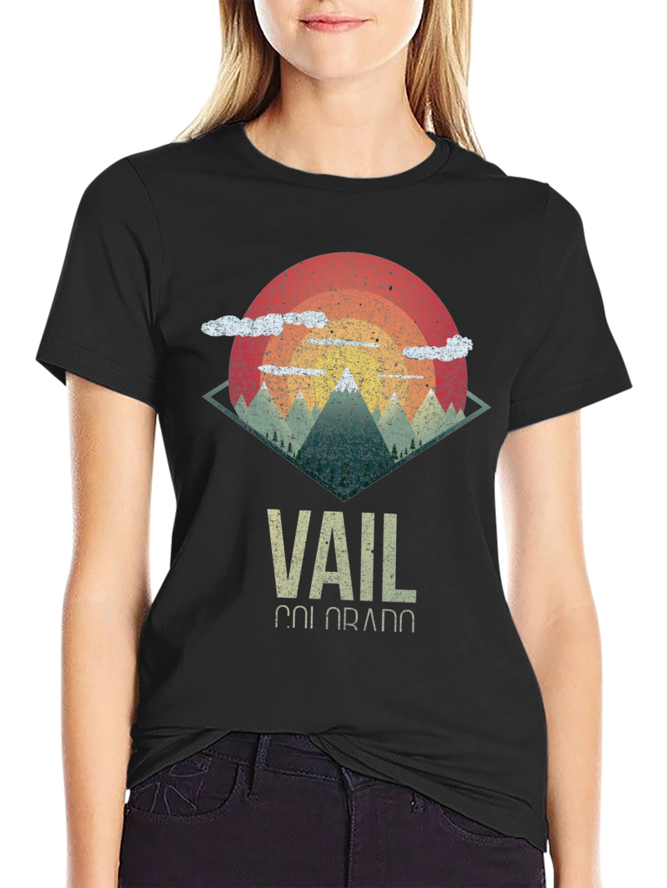Retro Vail Colorado T-Shirt
