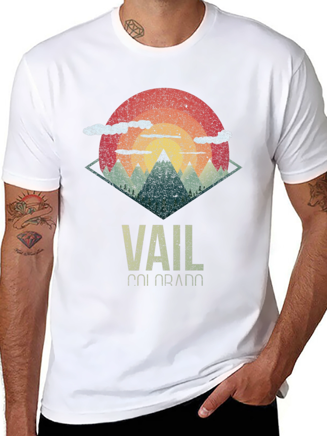 Retro Vail Colorado T-Shirt