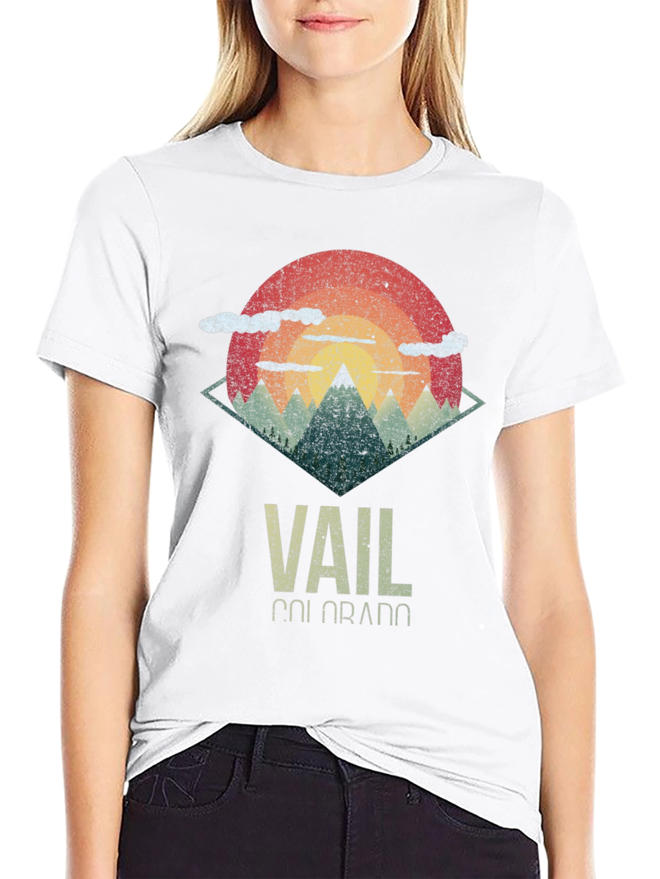 Retro Vail Colorado T-Shirt