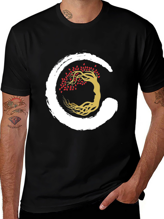Zen Circle Tree of Life Graphic Tee