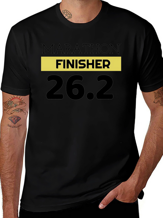 Marathon Finisher 26.2 Black T-Shirt