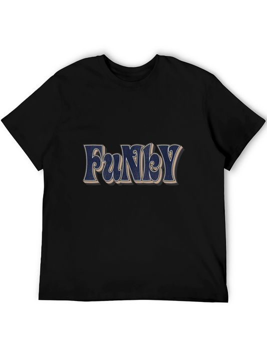 Funky Graphic Tee - Retro Style Mens T-Shirt