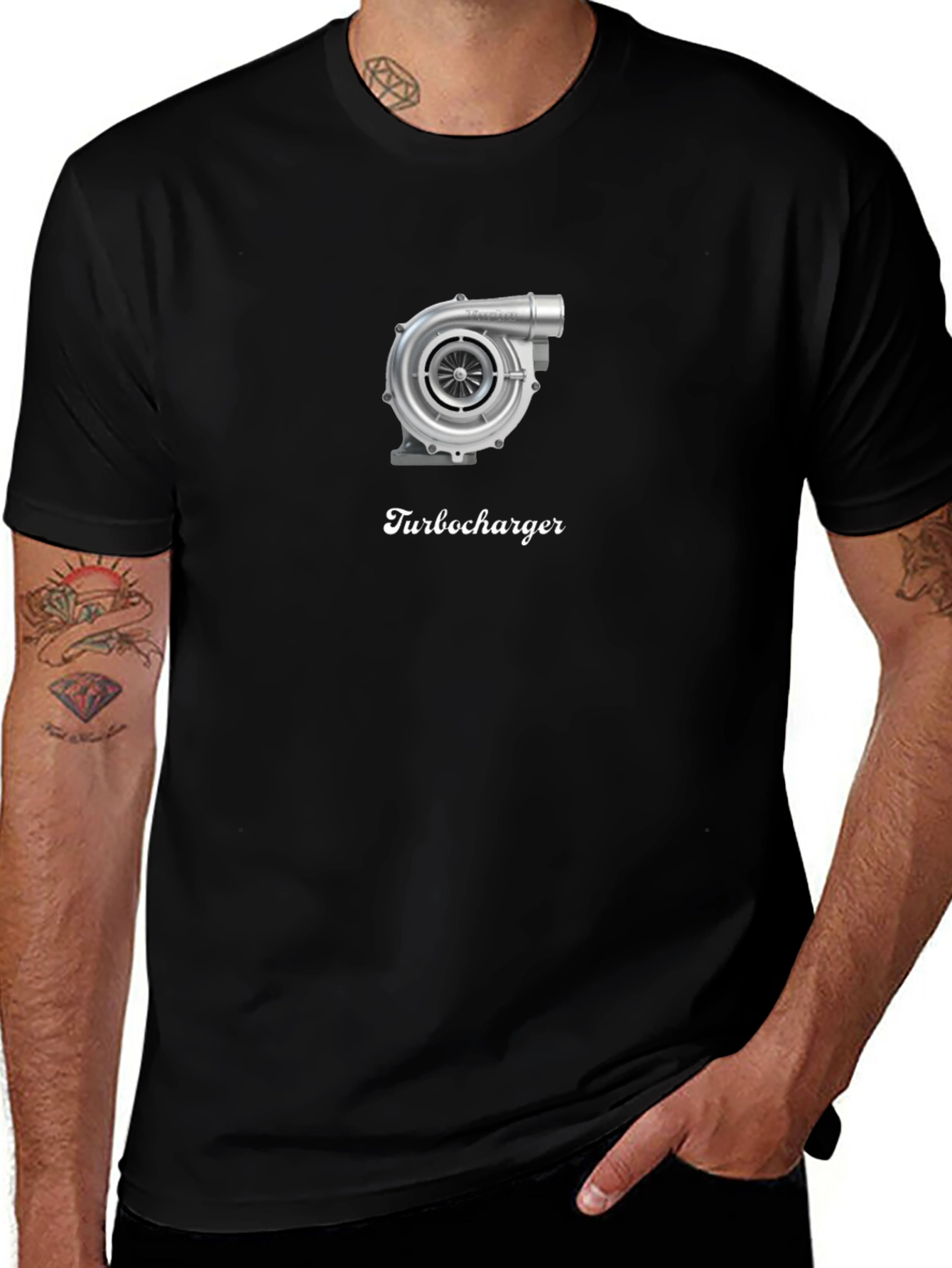 Turbocharger Graphic Tee - Mens Black T-Shirt