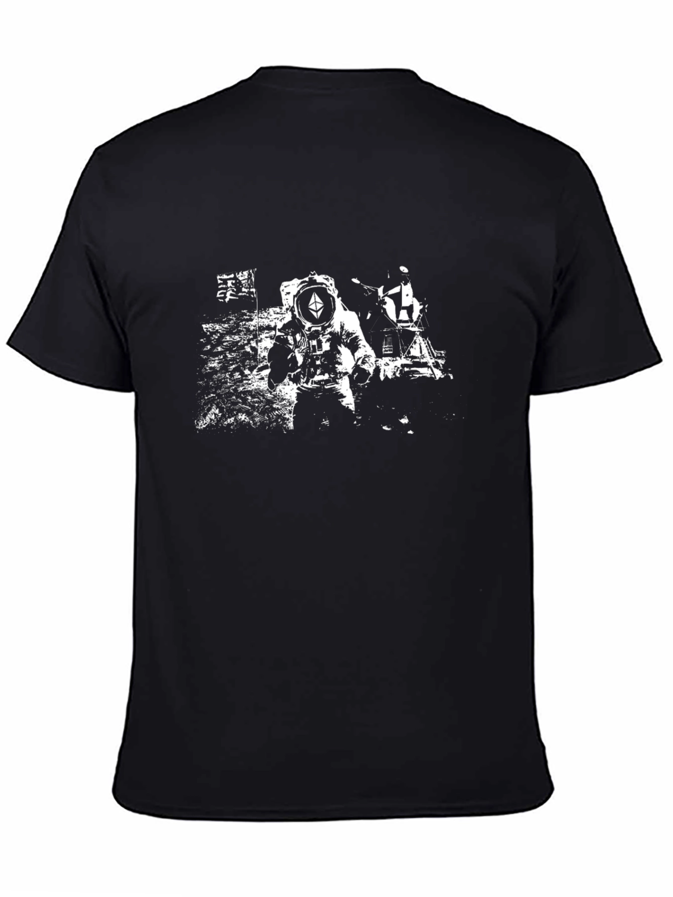 Ethereum to the Moon T-Shirt - Crypto Astronaut