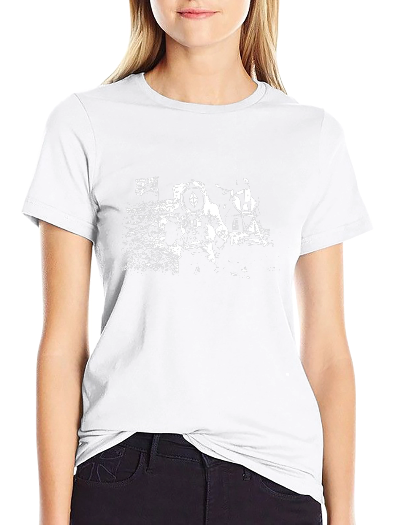 Ethereum to the Moon T-Shirt - Crypto Astronaut