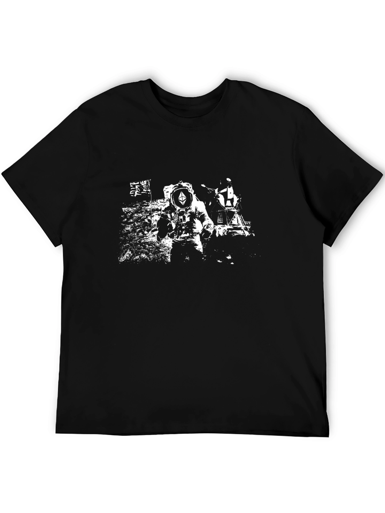 Ethereum to the Moon T-Shirt - Crypto Astronaut