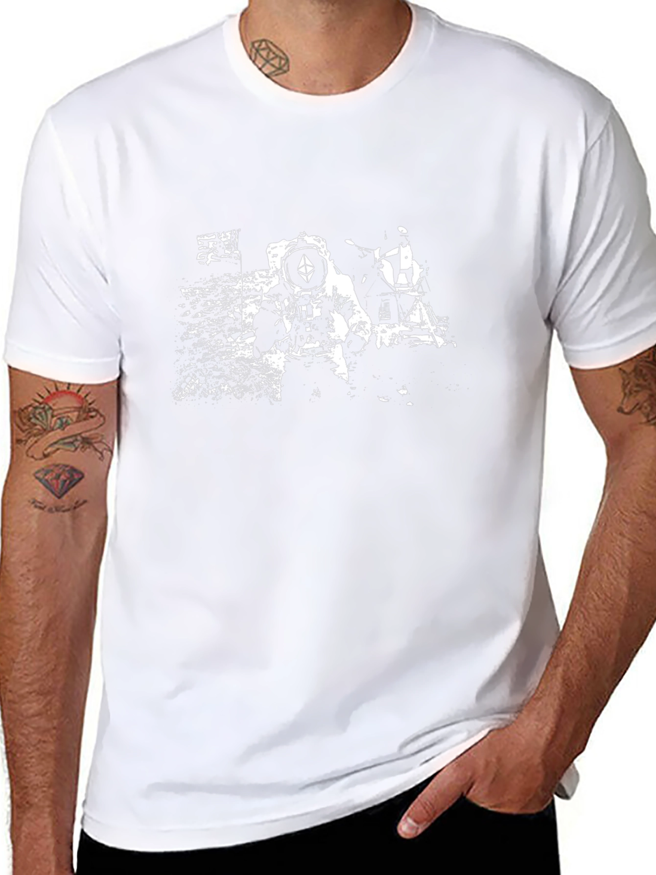 Ethereum to the Moon T-Shirt - Crypto Astronaut