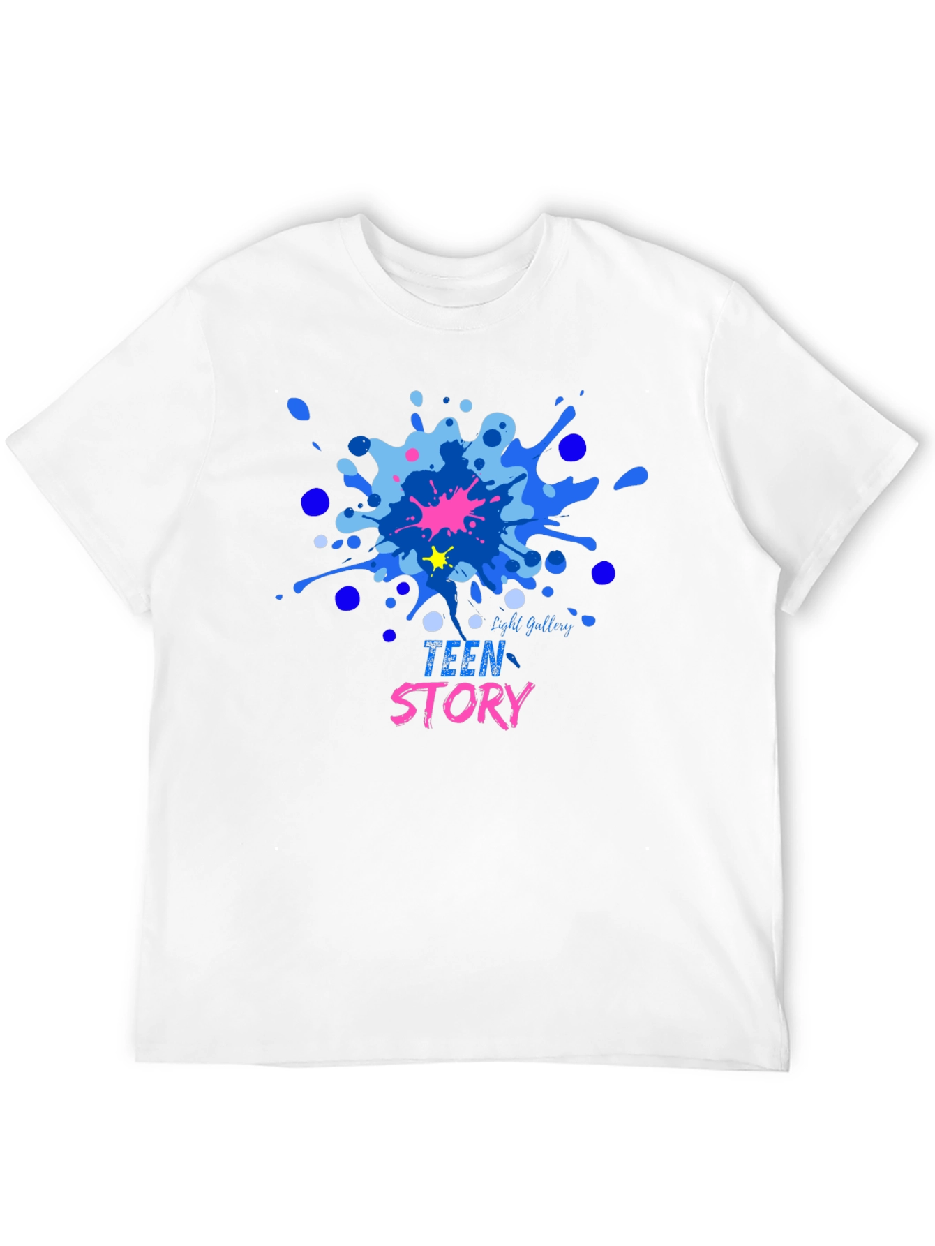 Teen Story Graphic Tee - Casual Cotton Shirt