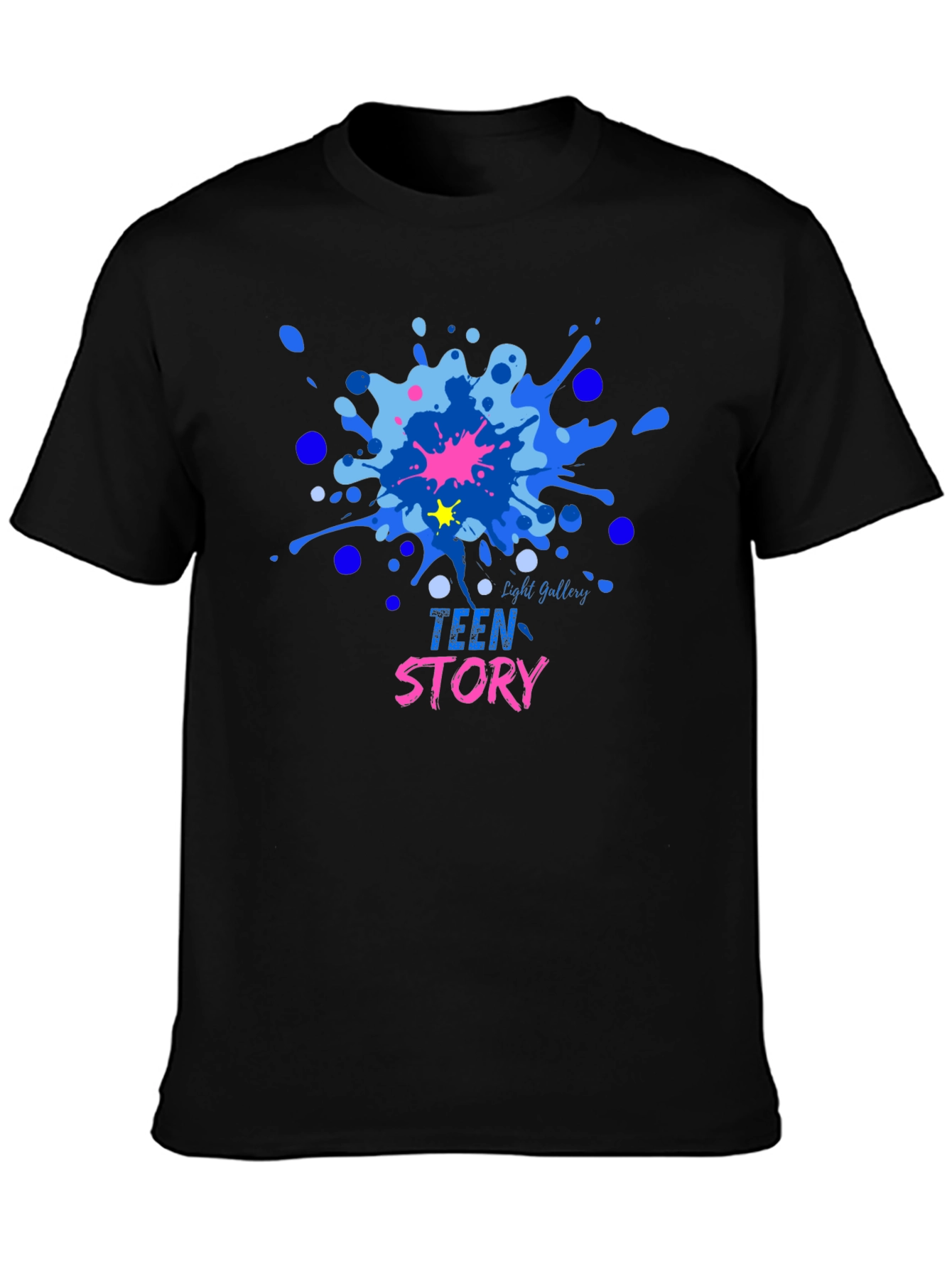 Teen Story Graphic Tee - Casual Cotton Shirt