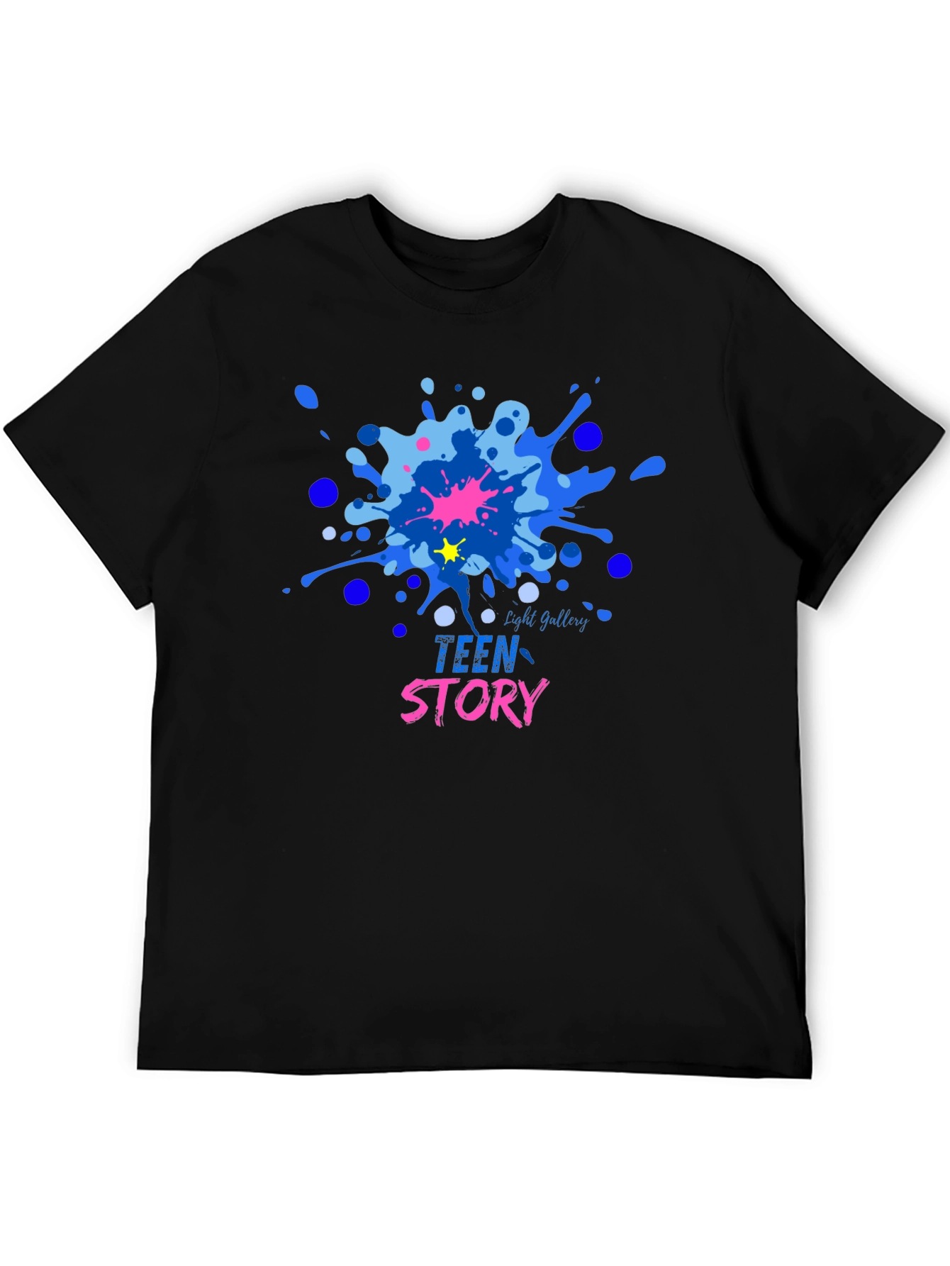 Teen Story Graphic Tee - Casual Cotton Shirt