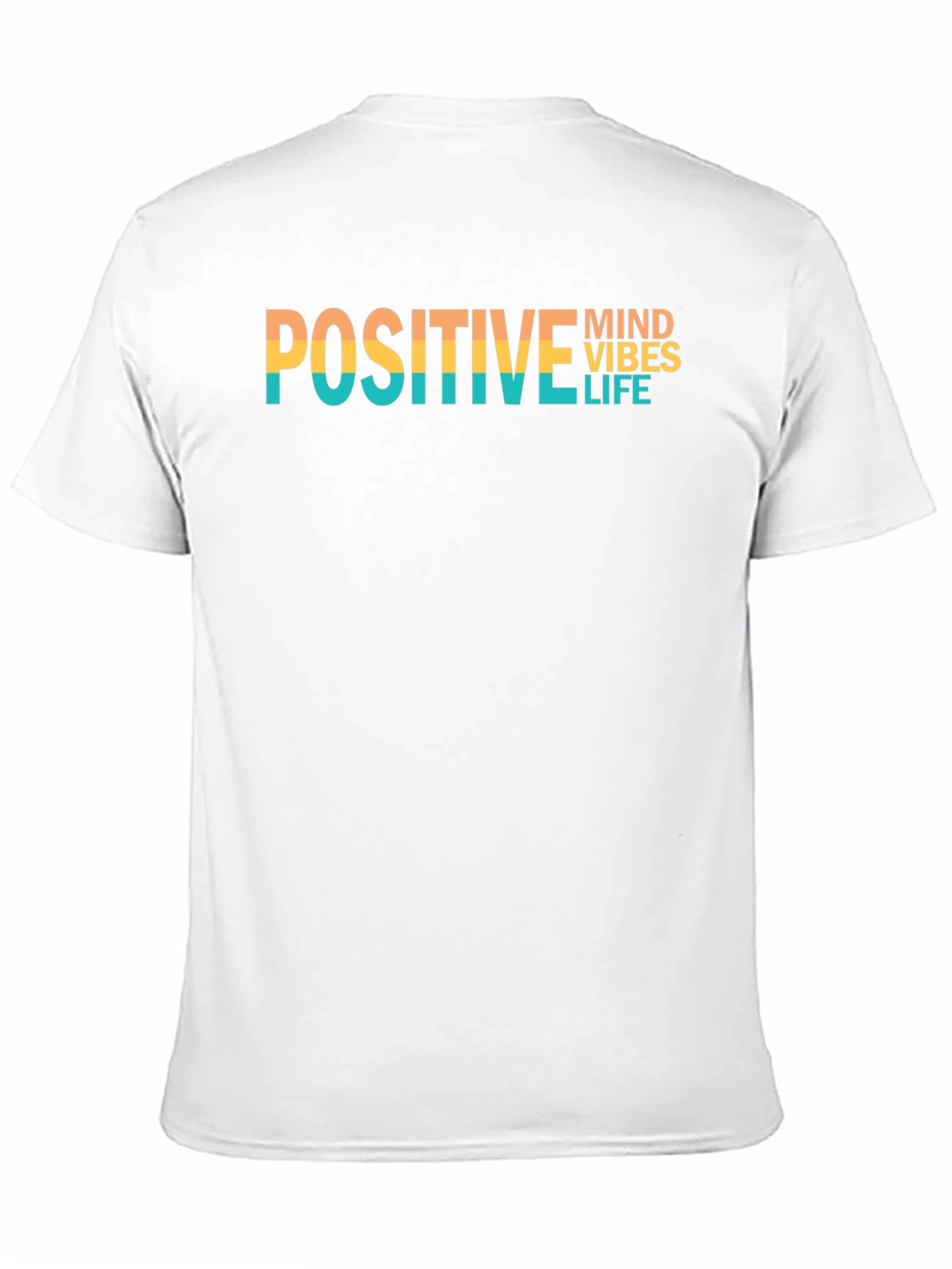 Positive Vibes Graphic Tee - Black Cotton T-Shirt