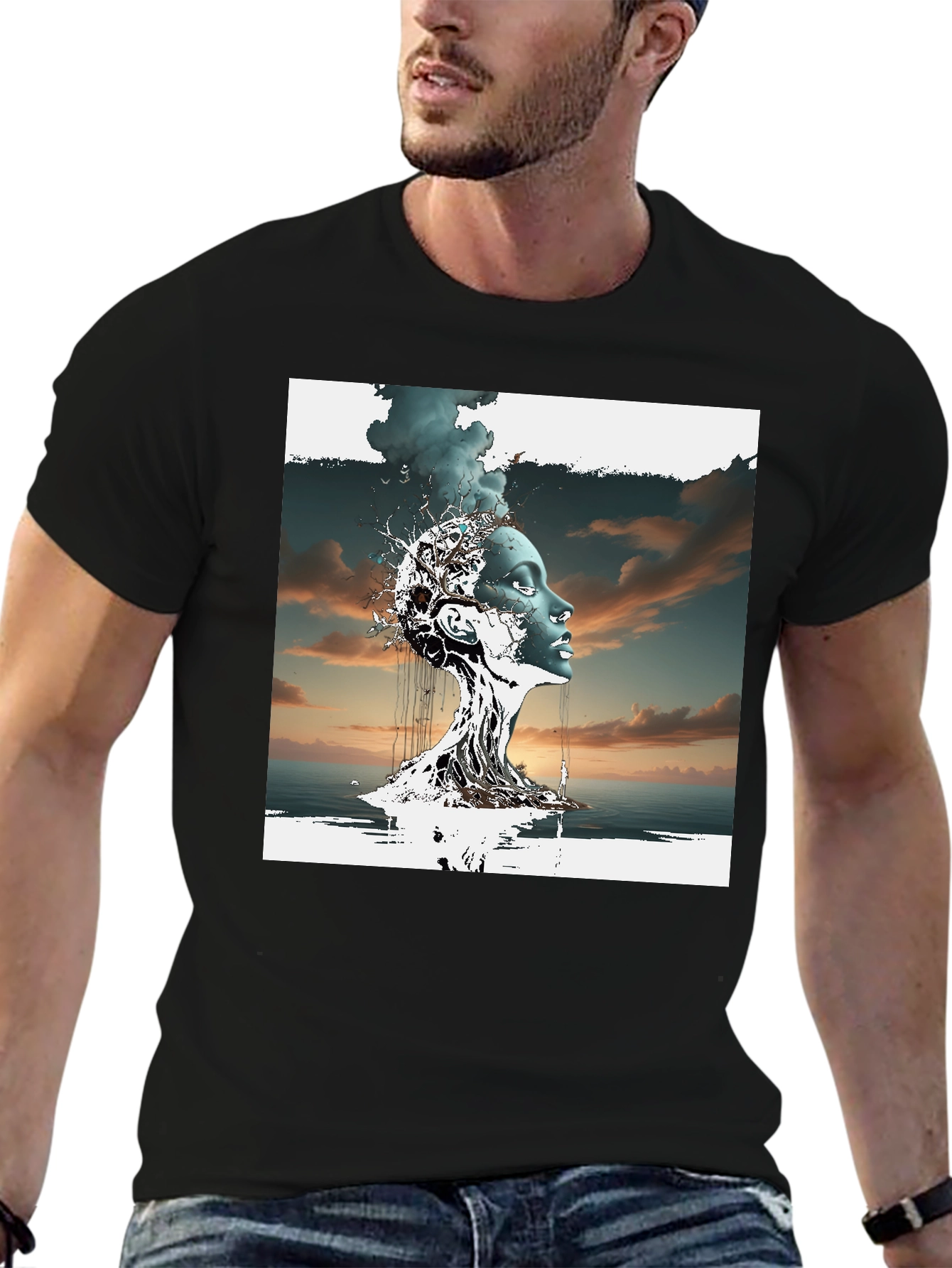 Abstract Woman Graphic T-Shirt