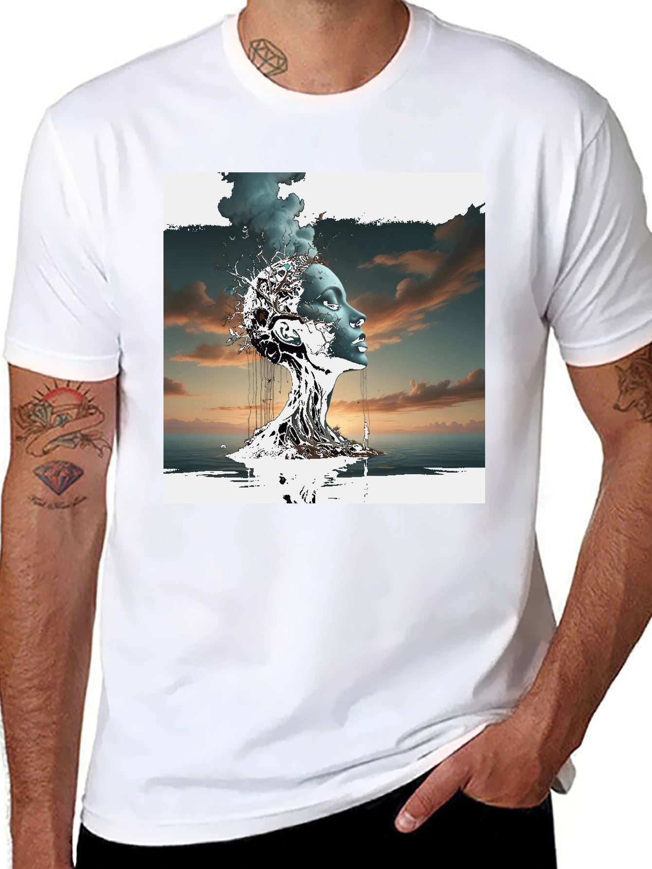 Abstract Woman Graphic T-Shirt