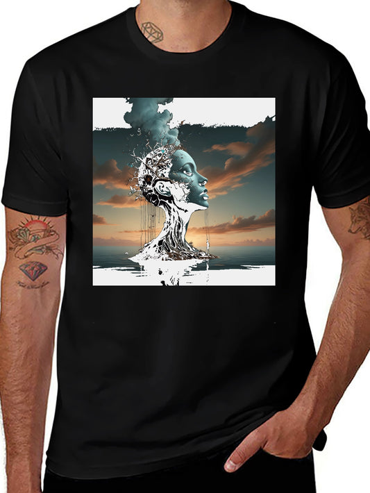 Abstract Woman Graphic T-Shirt