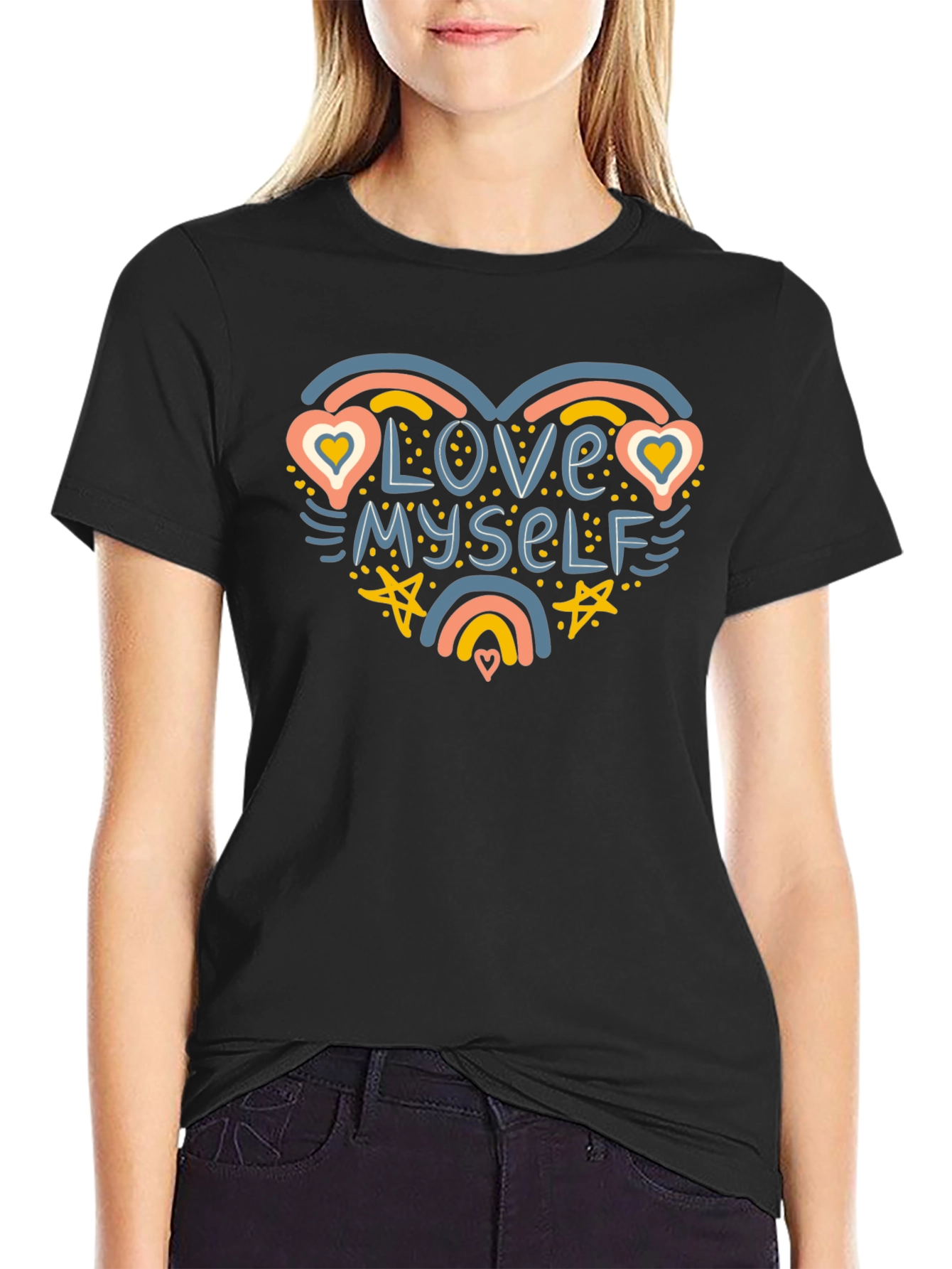 Love Myself Graphic Tee - Positive Vibes