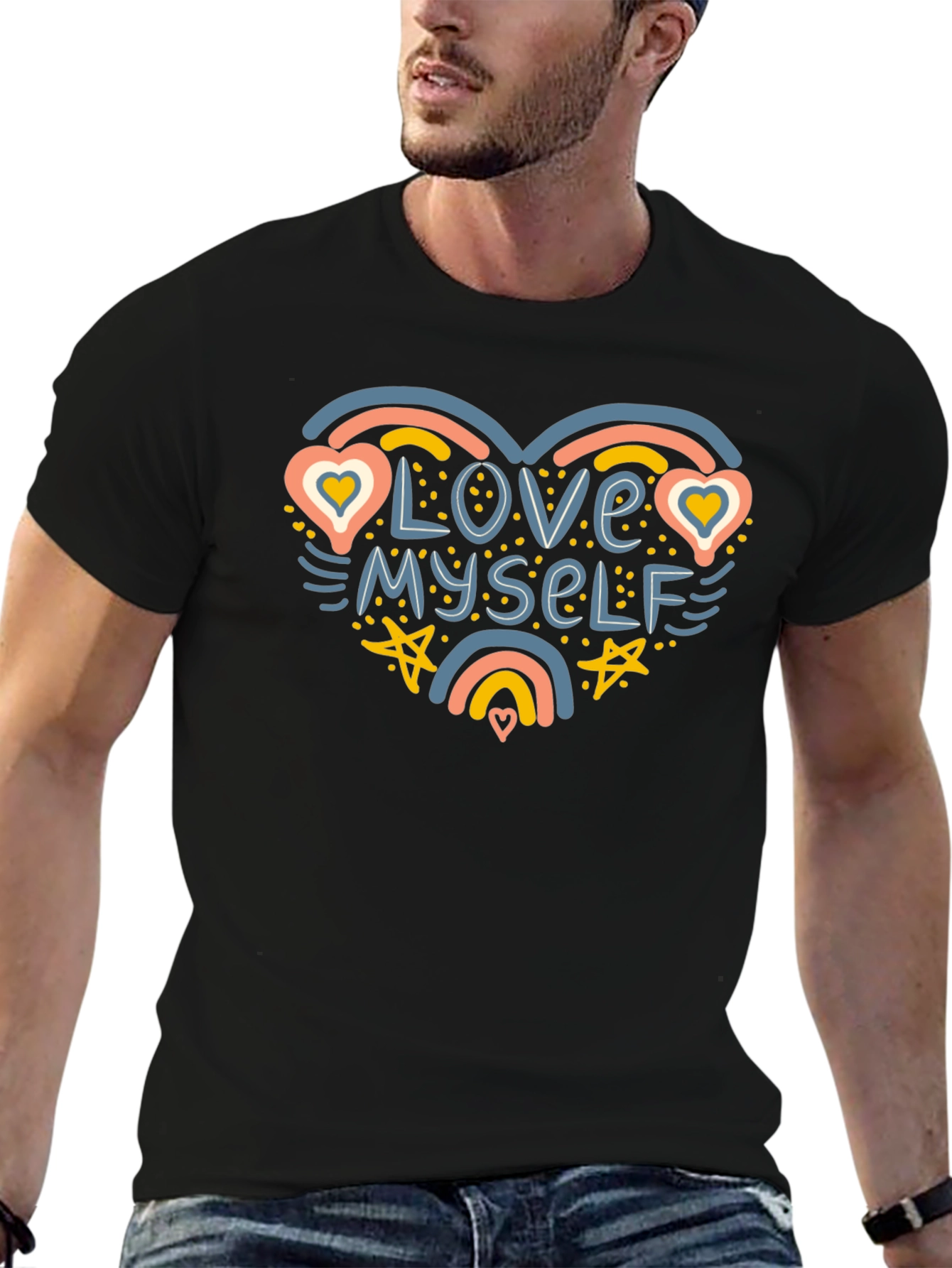 Love Myself Graphic Tee - Positive Vibes