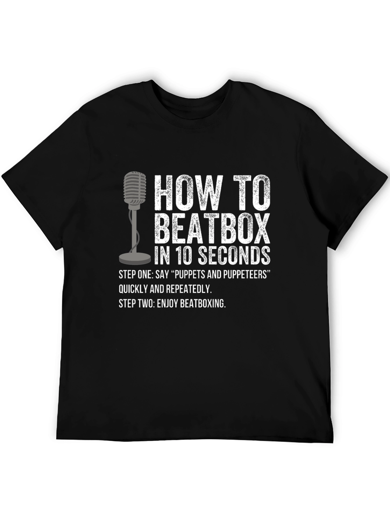 How To Beatbox Graphic T-Shirt