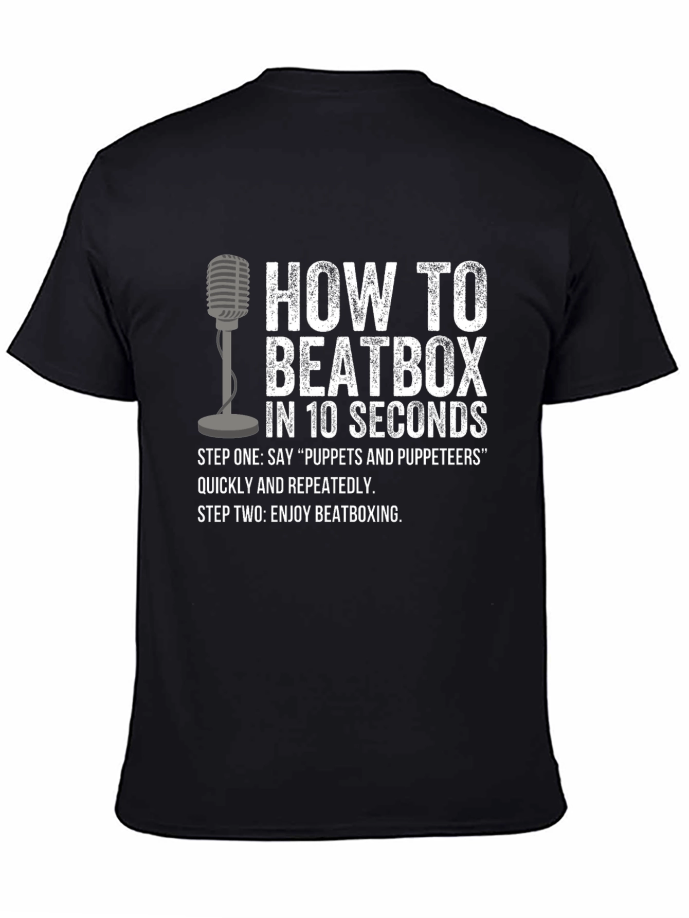 How To Beatbox Graphic T-Shirt