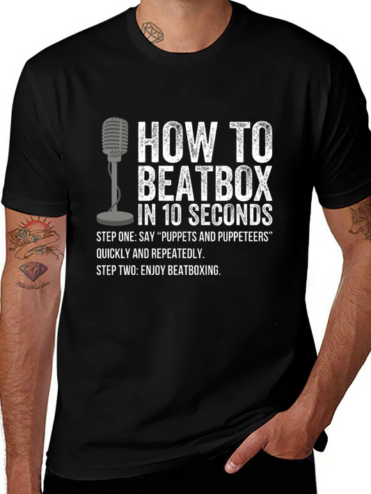 How To Beatbox Graphic T-Shirt