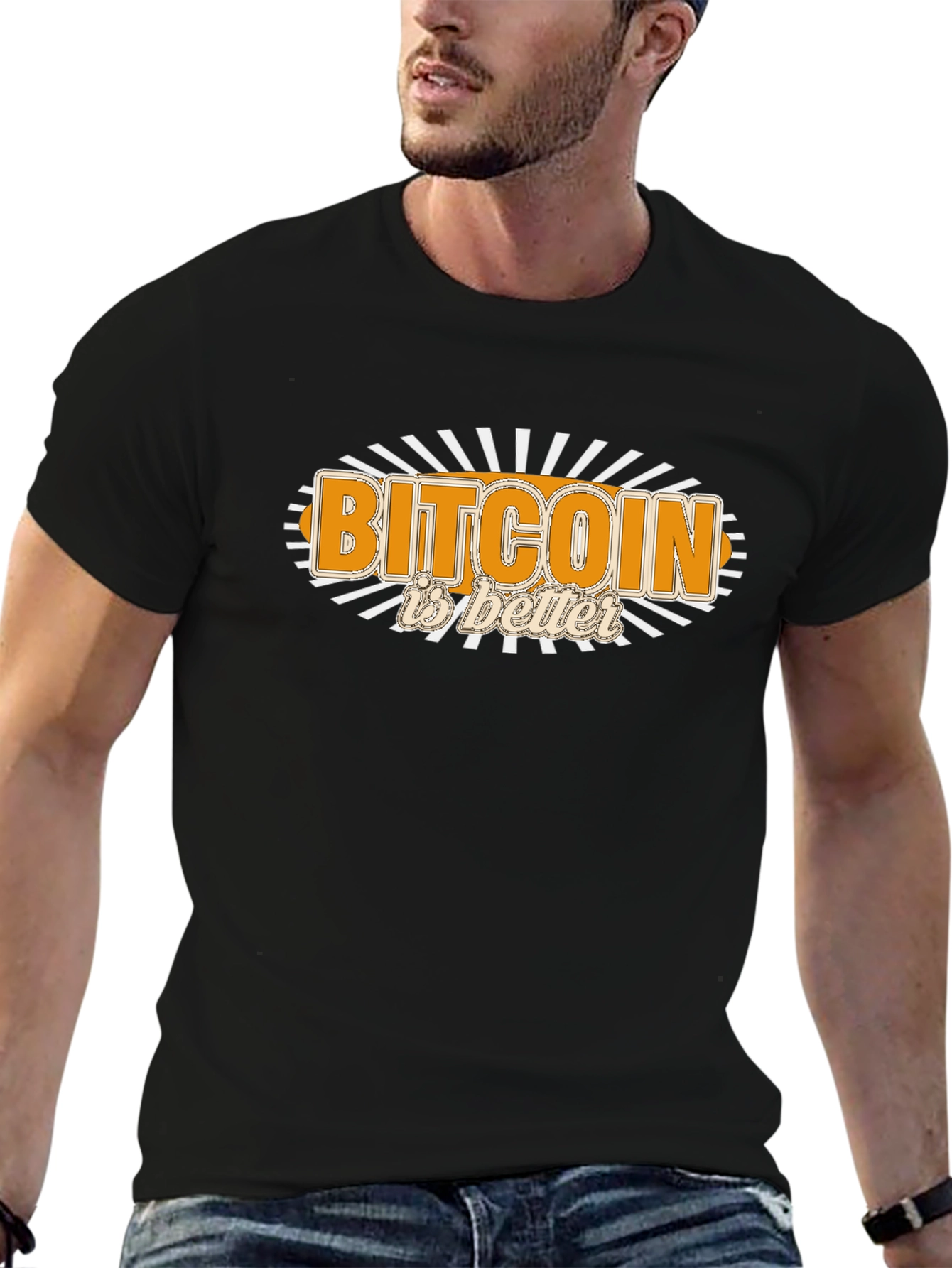 Bitcoin Is Better Black T-Shirt