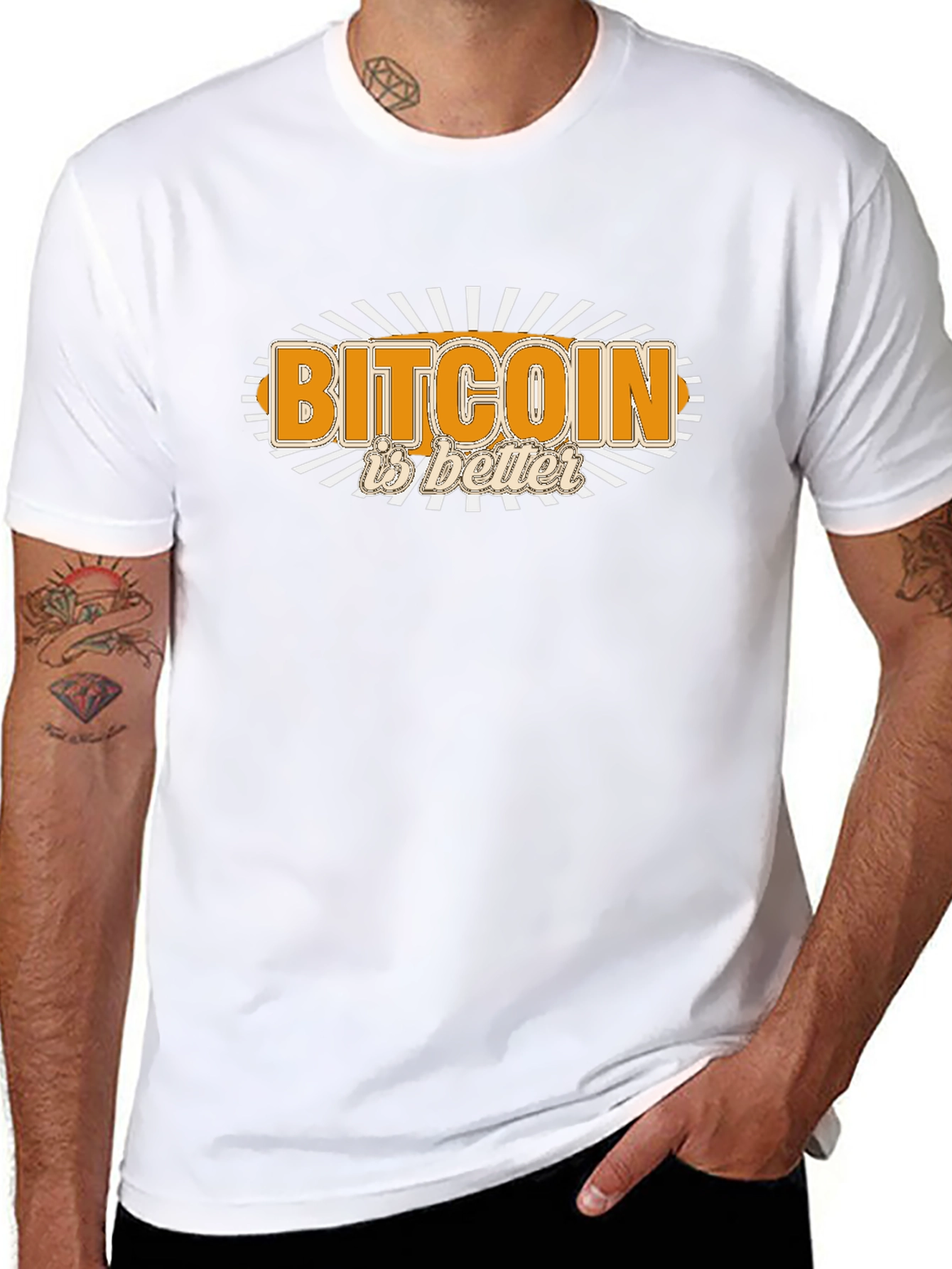 Bitcoin Is Better Black T-Shirt