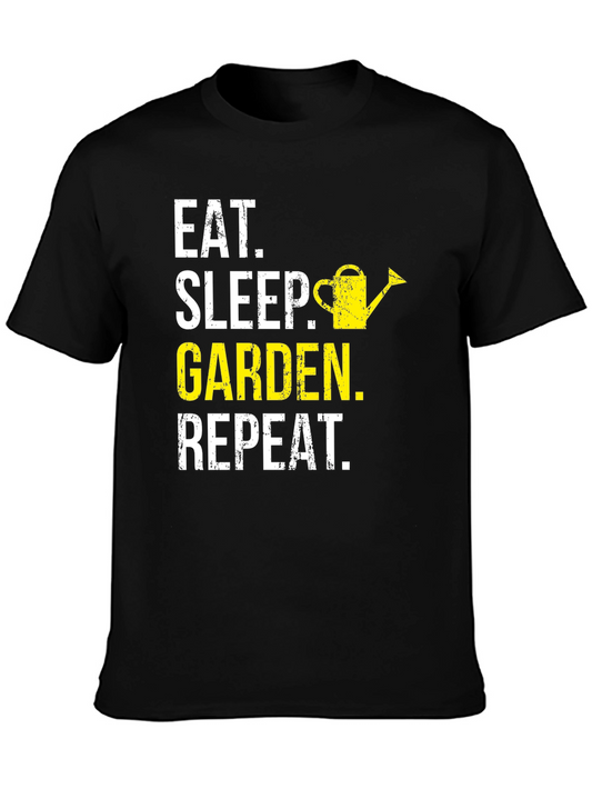 Eat Sleep Garden Repeat Graphic Tee
