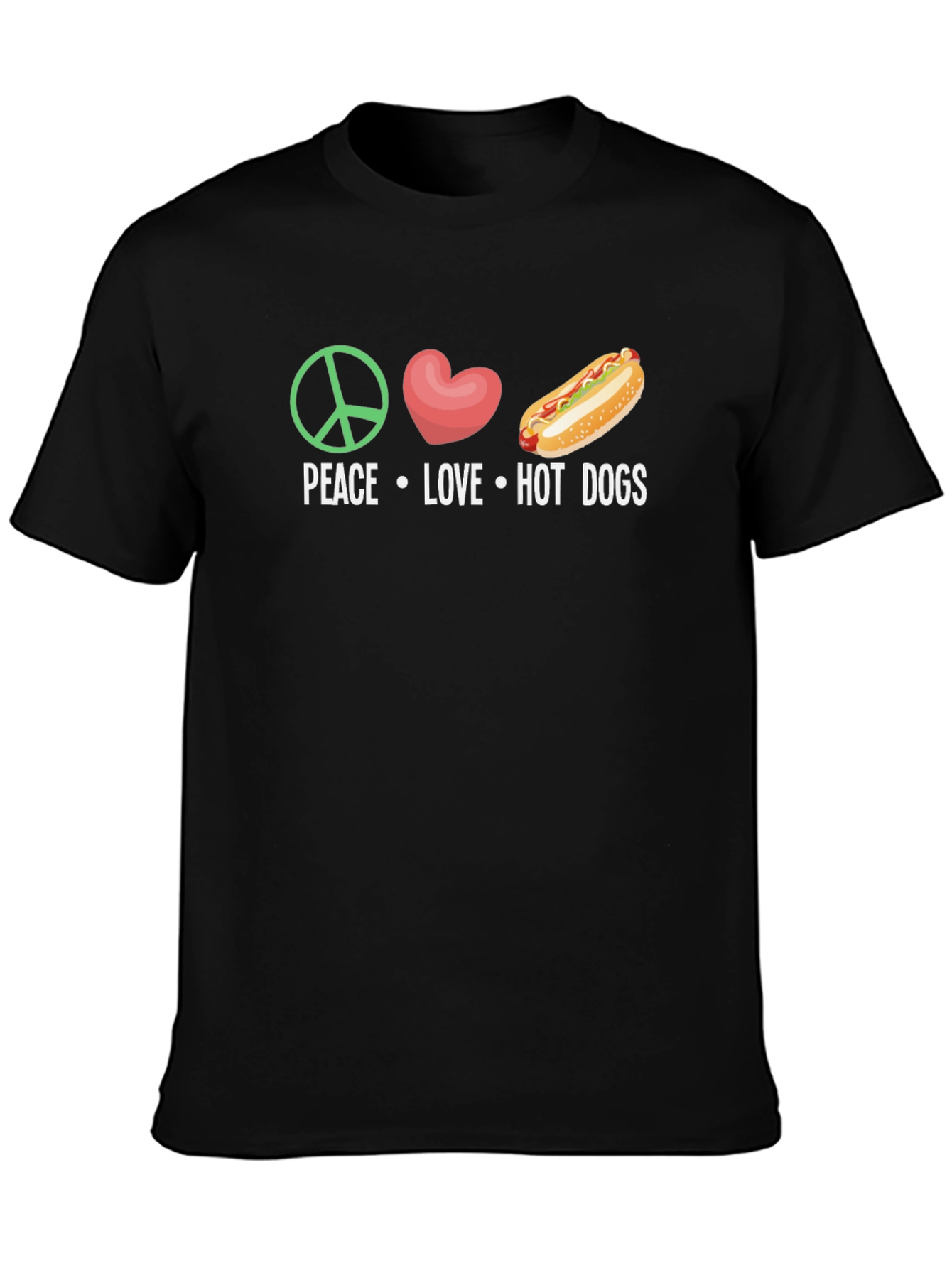 Peace Love Hot Dogs T-Shirt