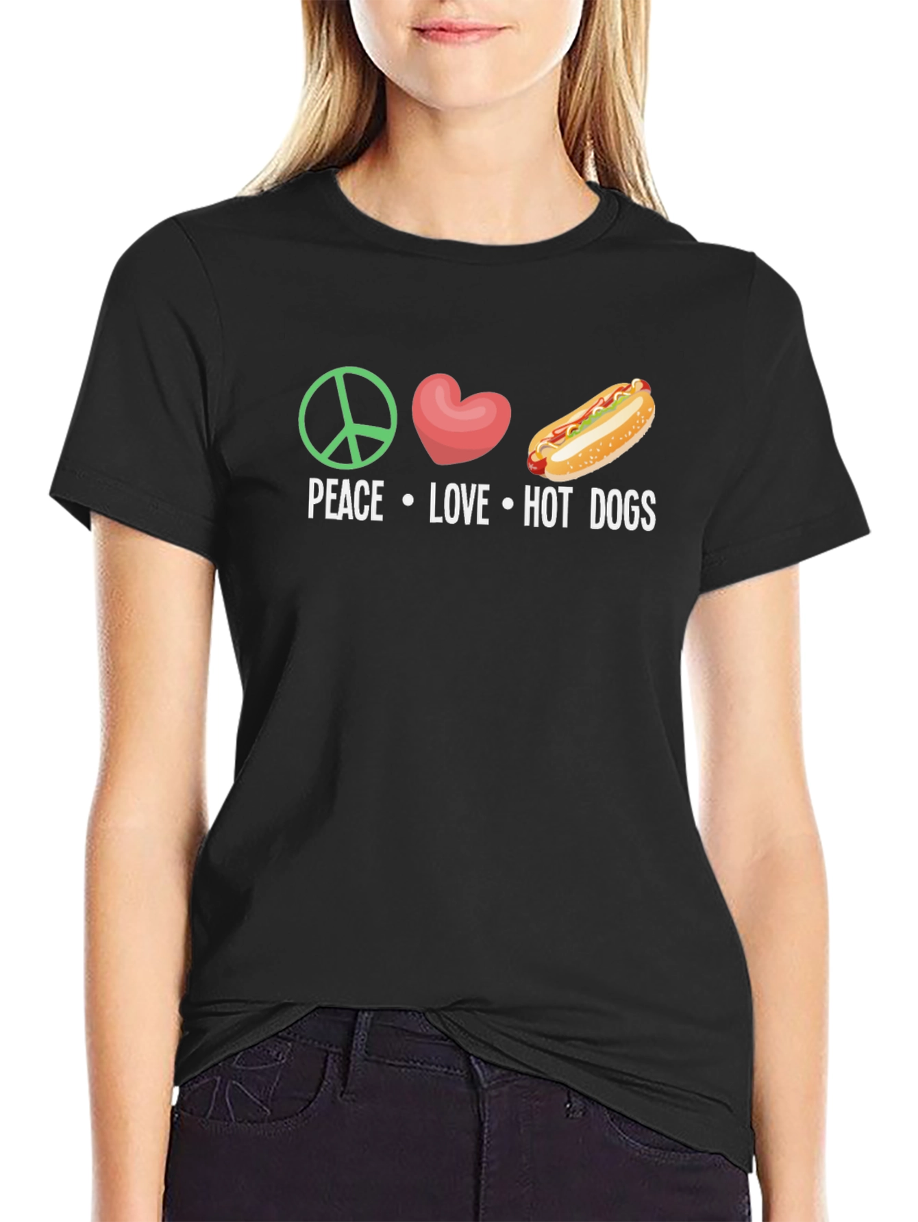 Peace Love Hot Dogs T-Shirt