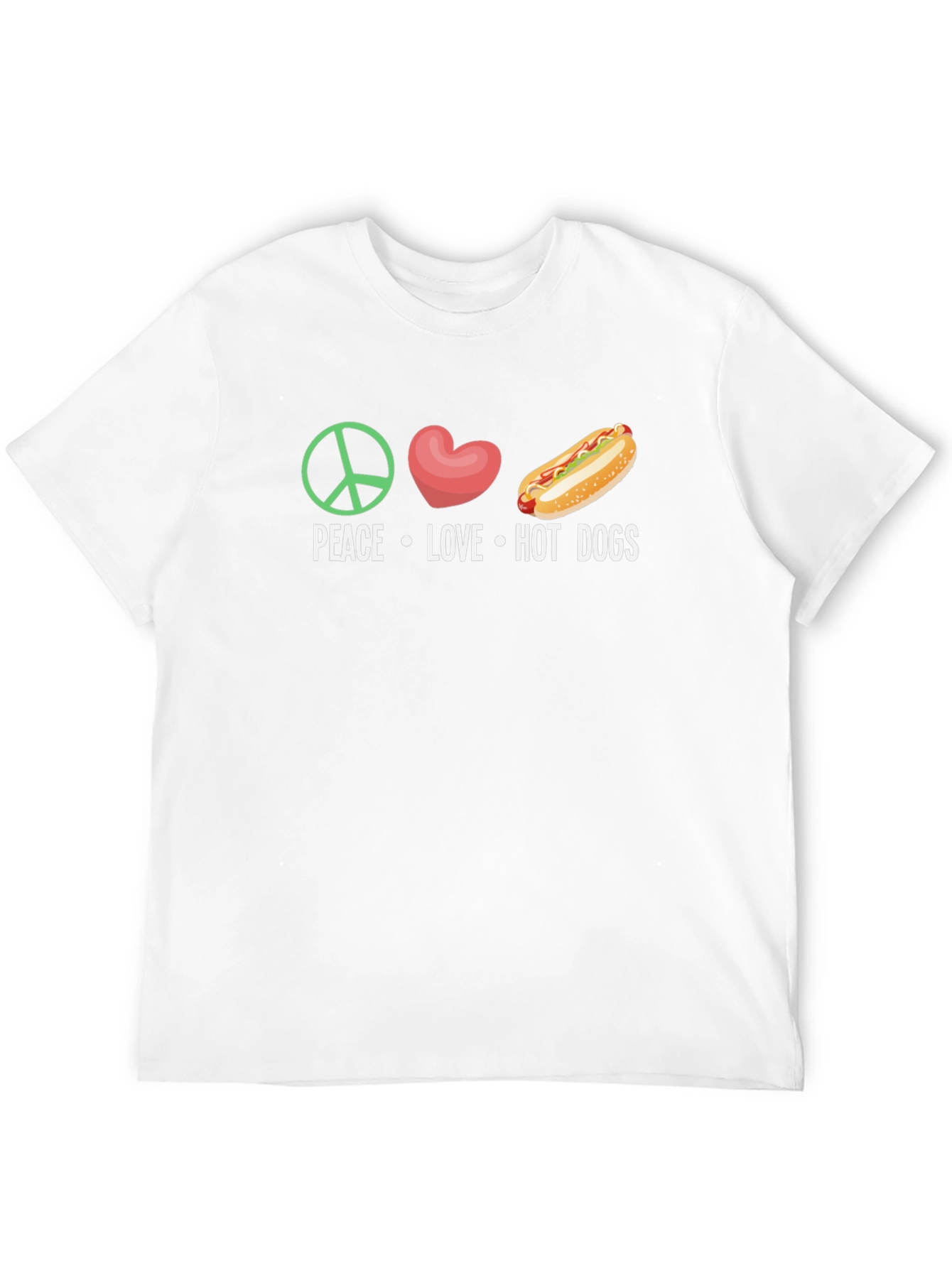 Peace Love Hot Dogs T-Shirt