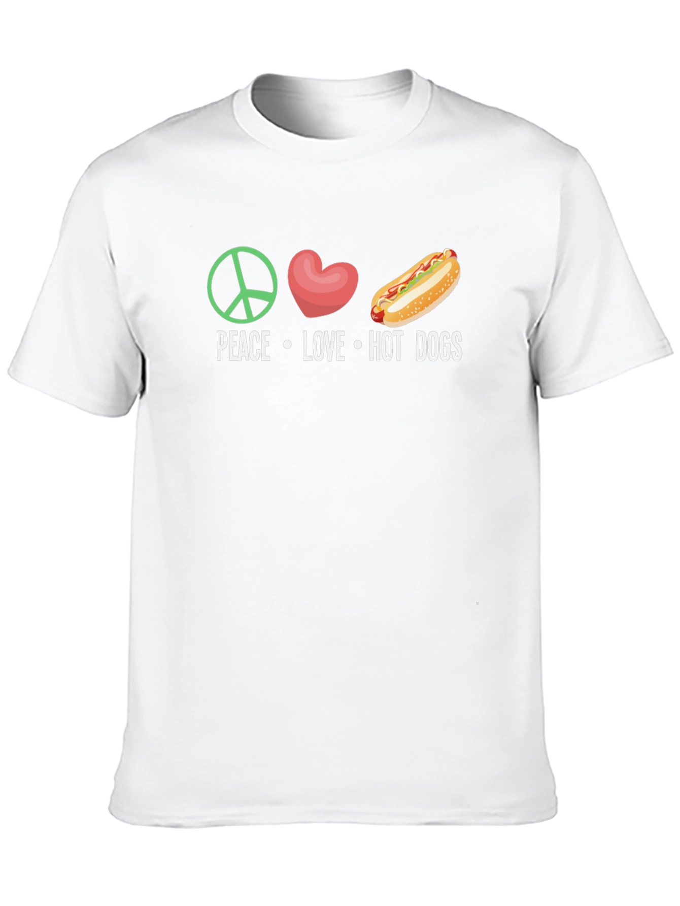 Peace Love Hot Dogs T-Shirt