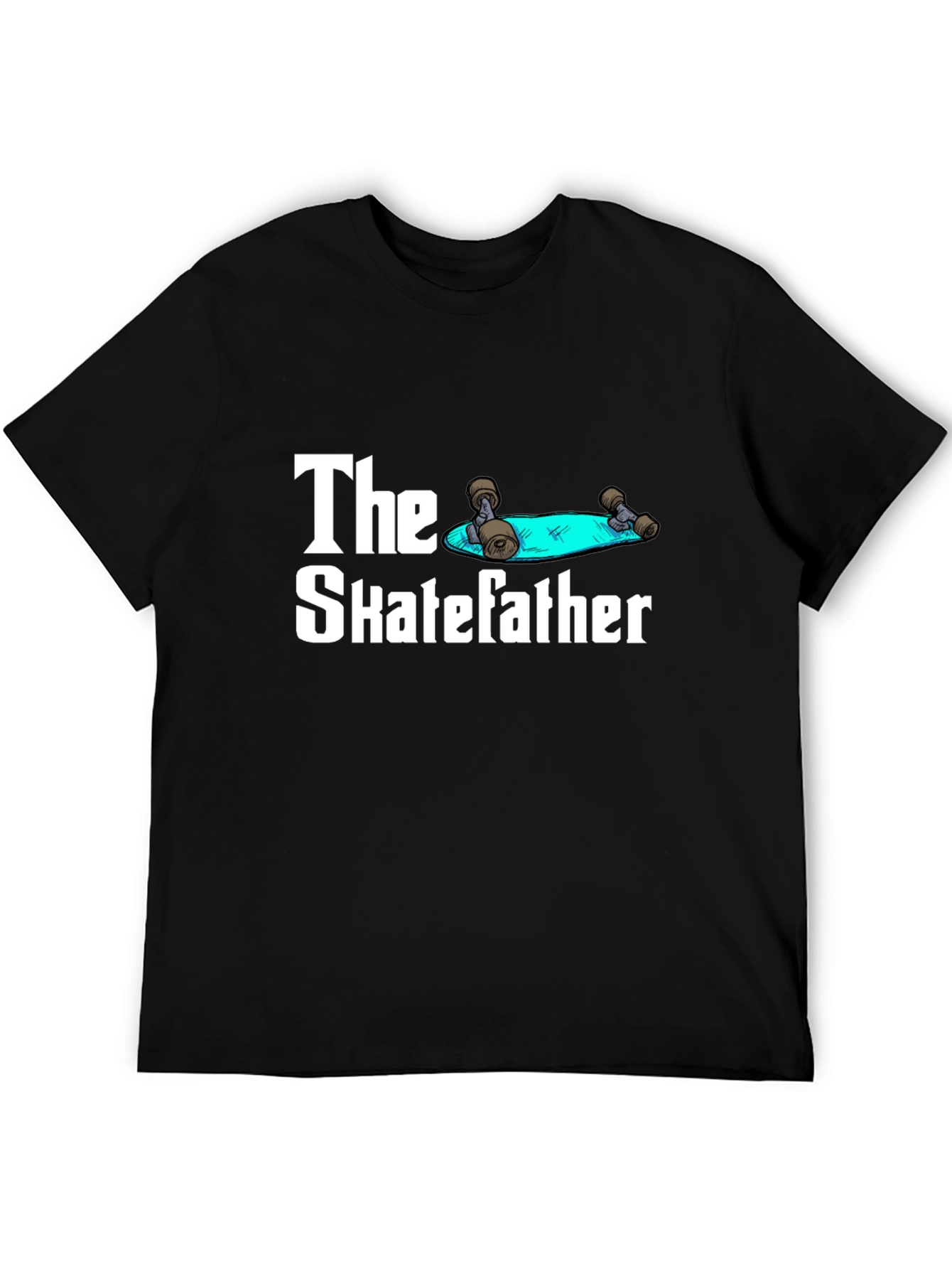 The Skatefather T-Shirt - Funny Skateboarder Dad Tee
