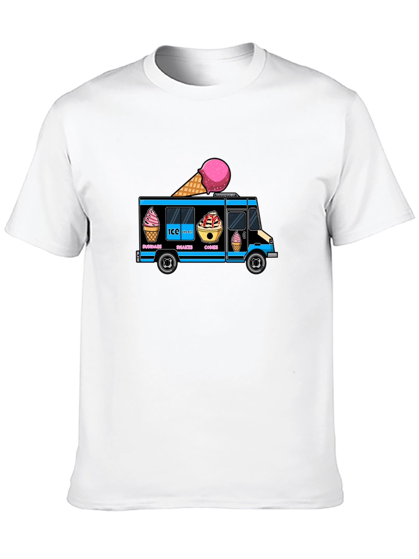 Ice Cream Truck Graphic T-Shirt