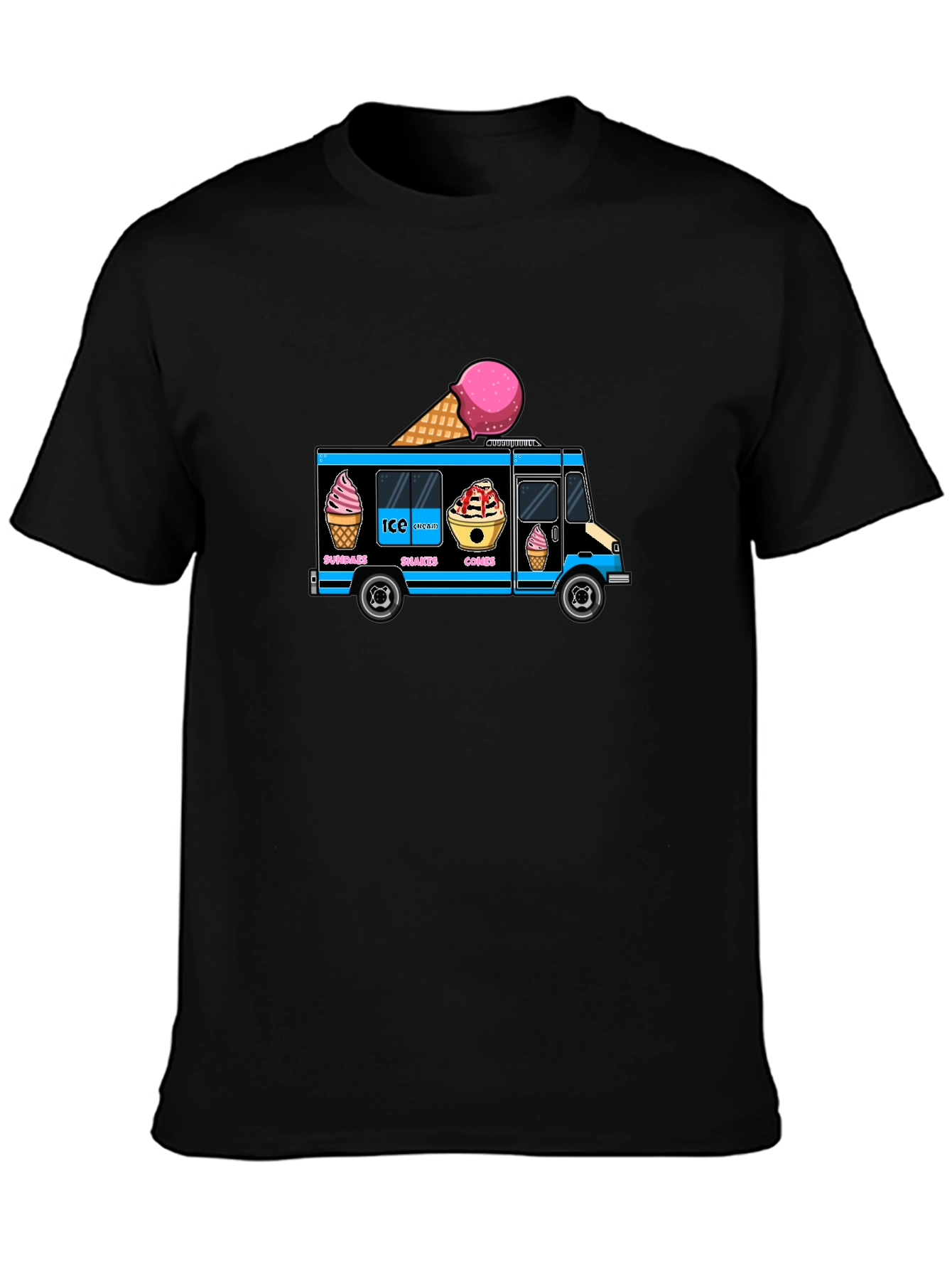 Ice Cream Truck Graphic T-Shirt