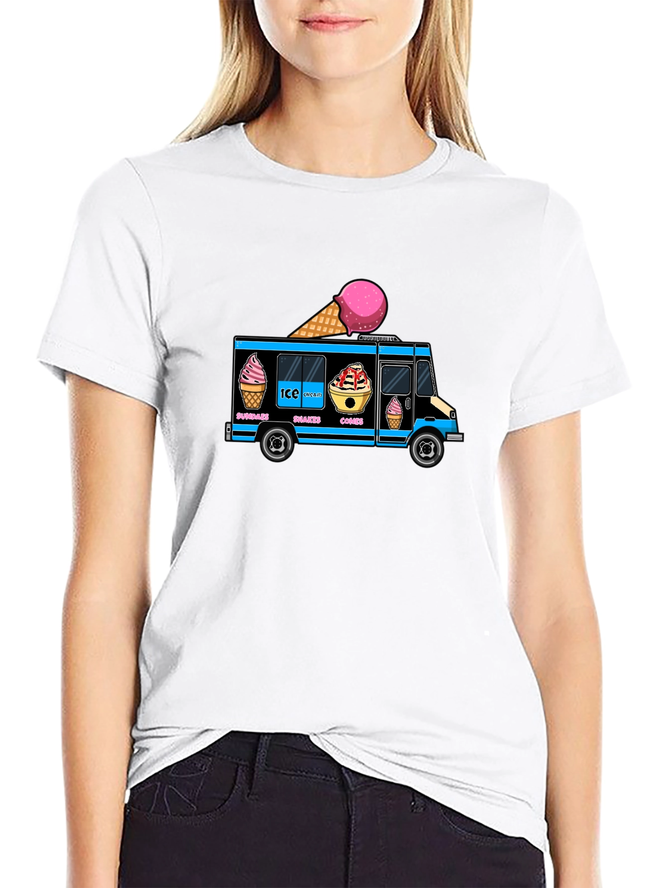 Ice Cream Truck Graphic T-Shirt