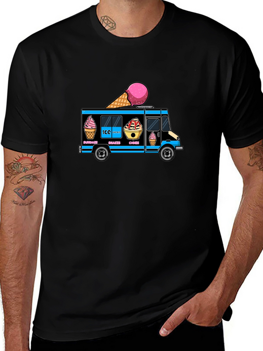 Ice Cream Truck Graphic T-Shirt