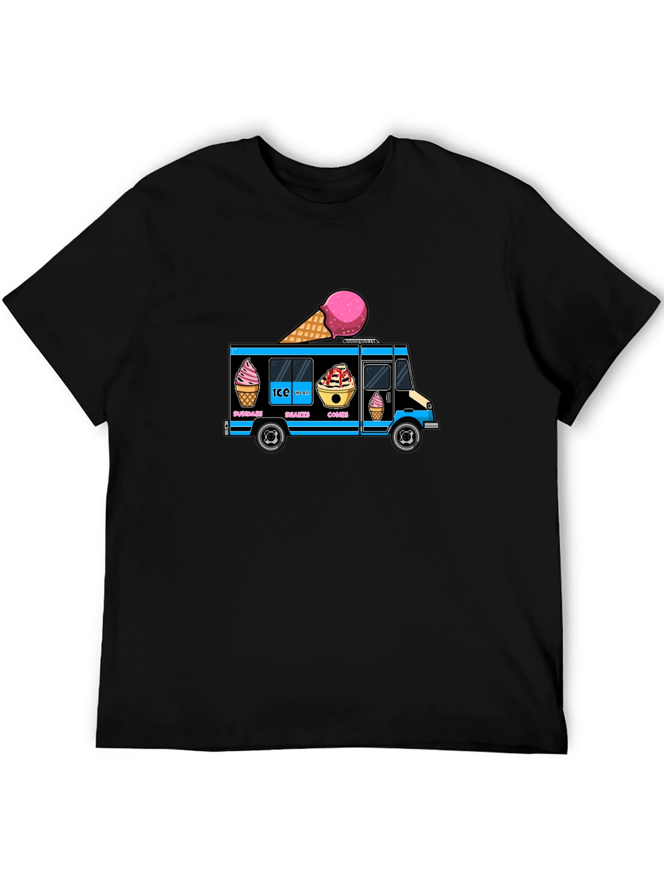 Ice Cream Truck Graphic T-Shirt