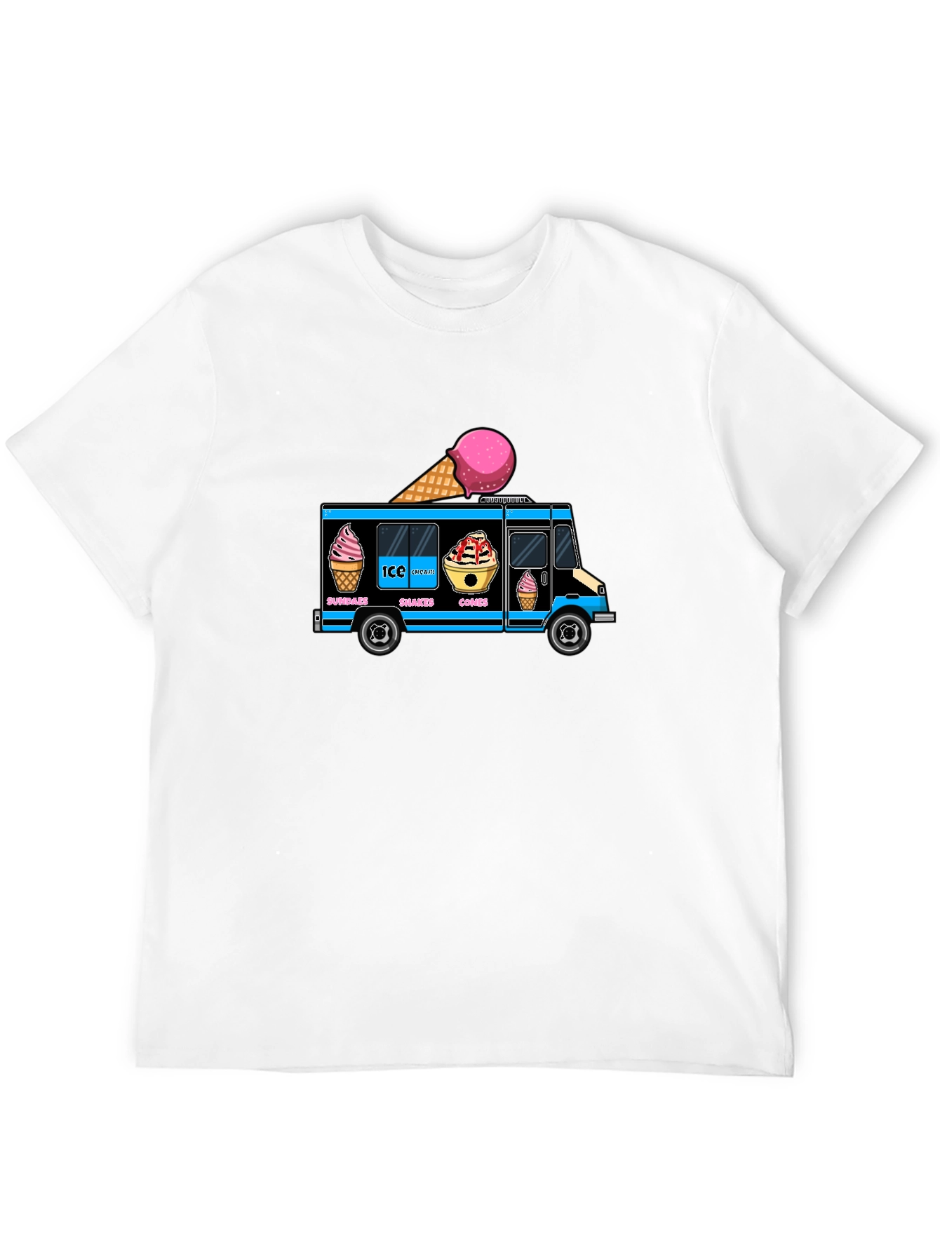 Ice Cream Truck Graphic T-Shirt