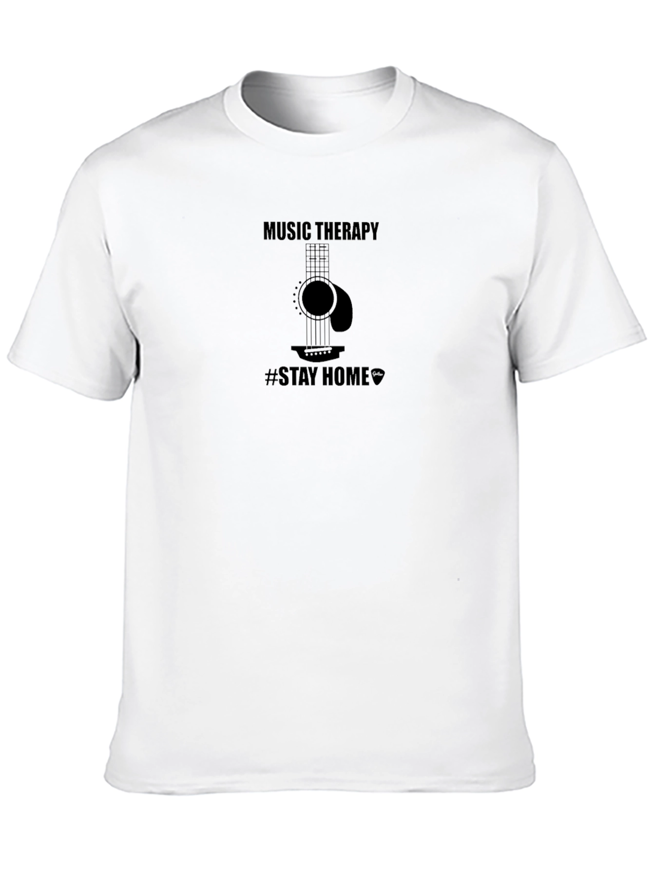 Music Therapy Guitar T-Shirt - Stay Home