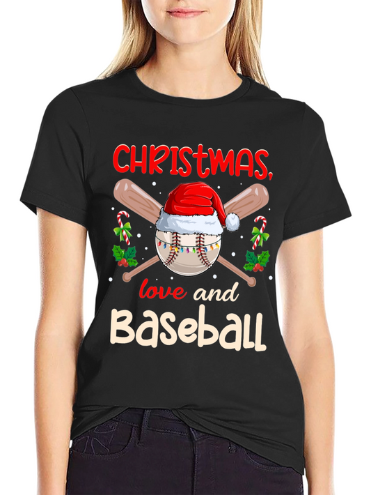 Christmas Baseball T-Shirt