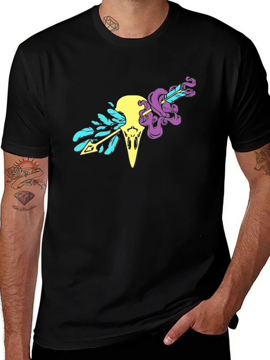 Skull & Arrow Graphic Tee - Modern Style