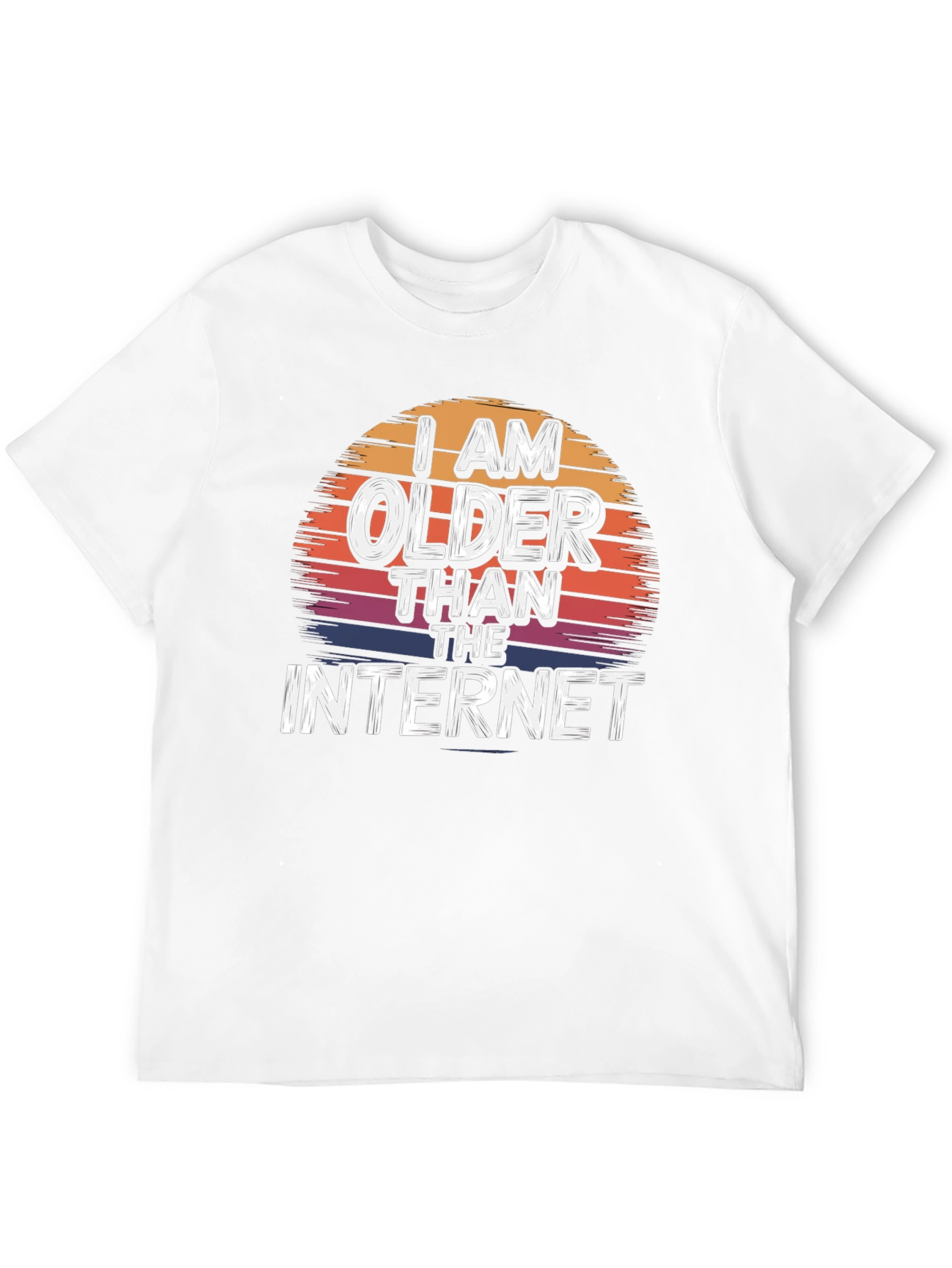I Am Older Than The Internet Black T-Shirt