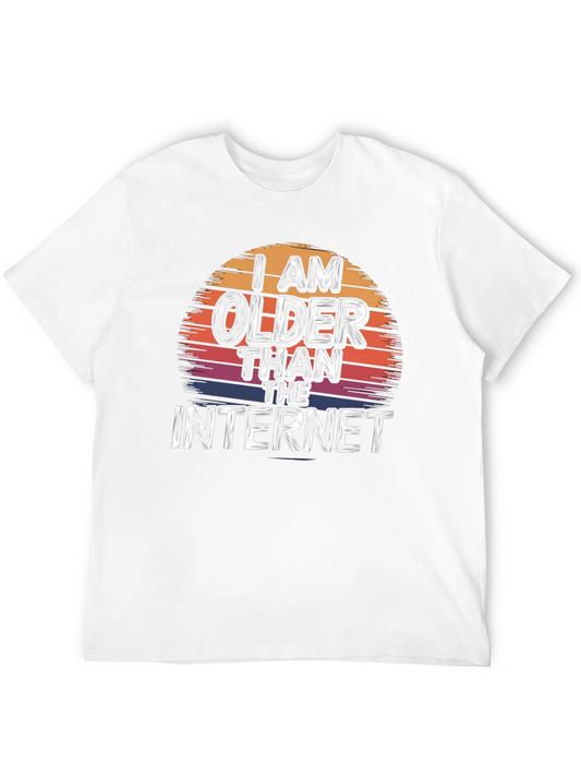 I Am Older Than The Internet Black T-Shirt