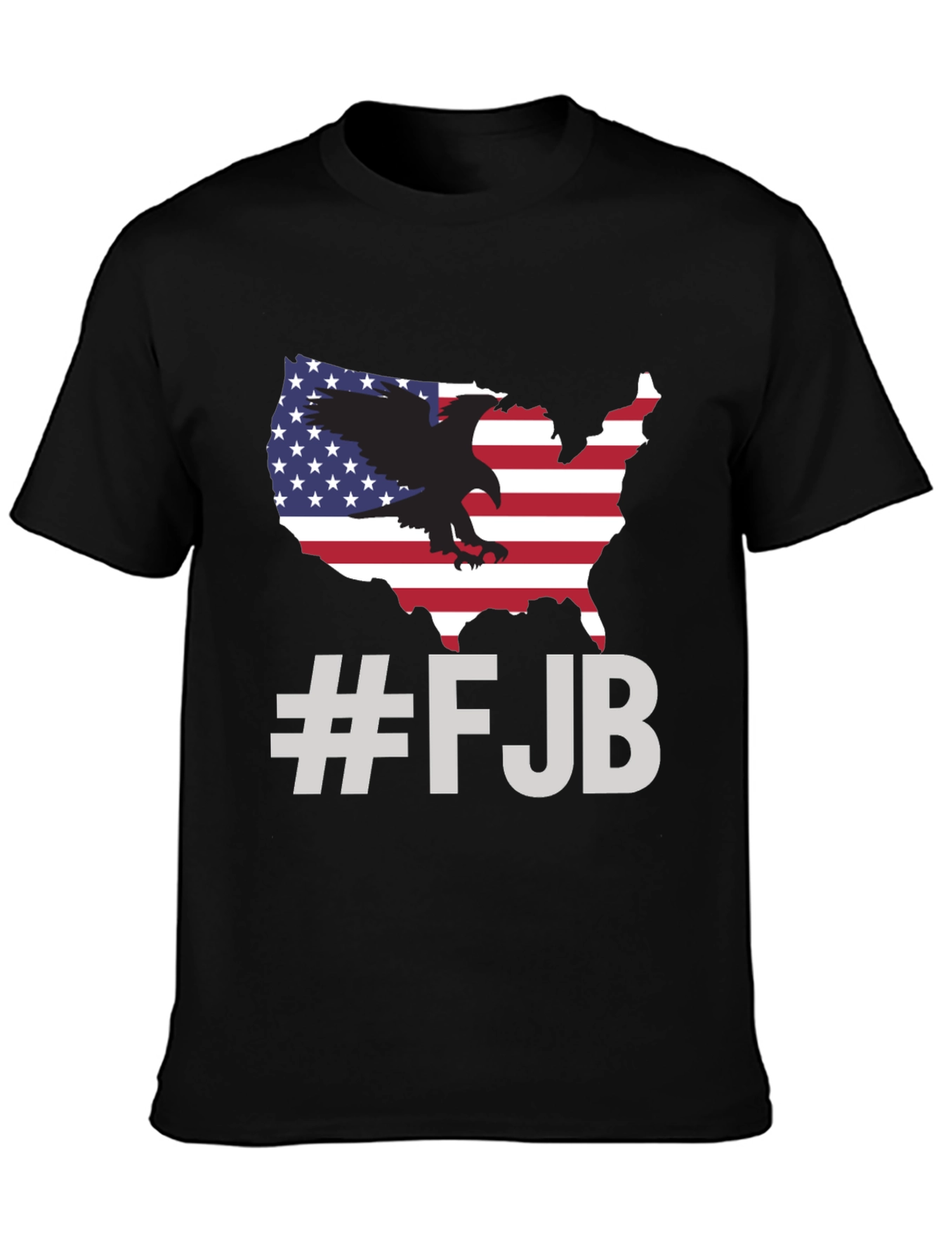 FJB Patriotic Eagle USA Flag T-Shirt