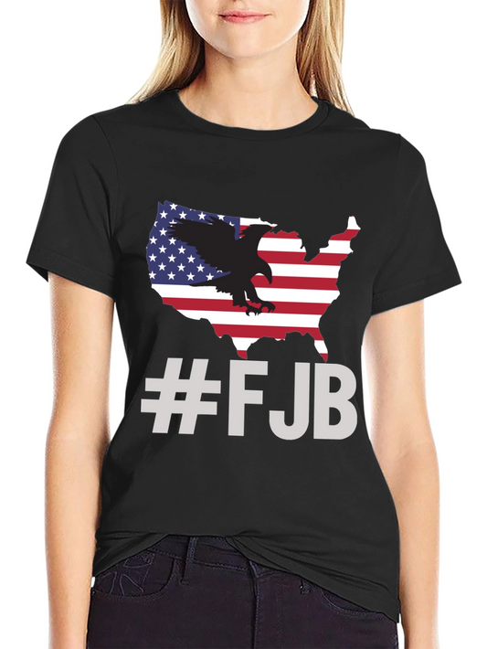 FJB Patriotic Eagle USA Flag T-Shirt