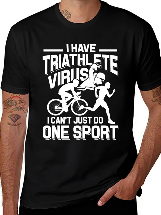 Triathlete Virus T-Shirt - Funny Sports Tee