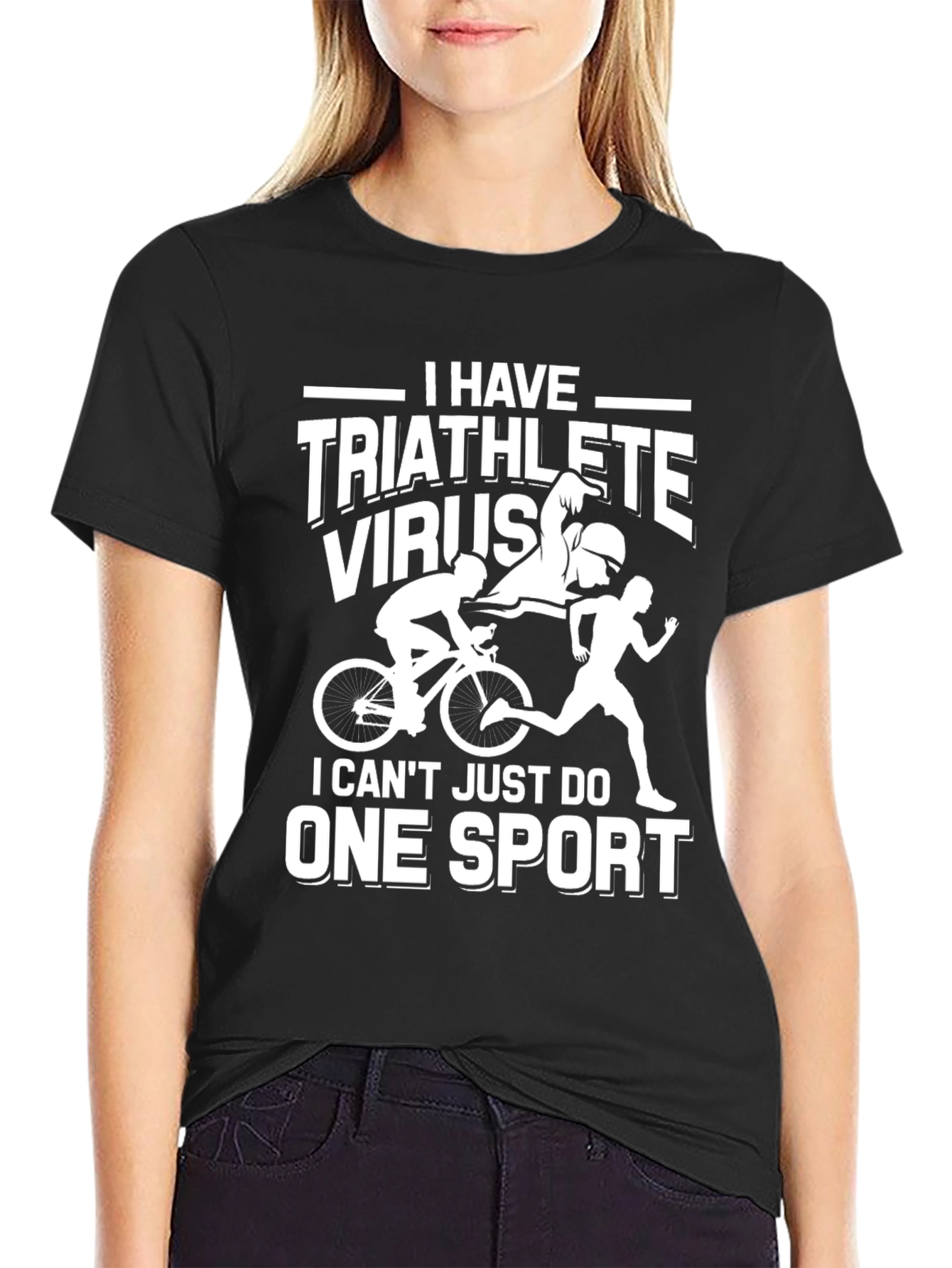 Triathlete Virus T-Shirt - Funny Sports Tee