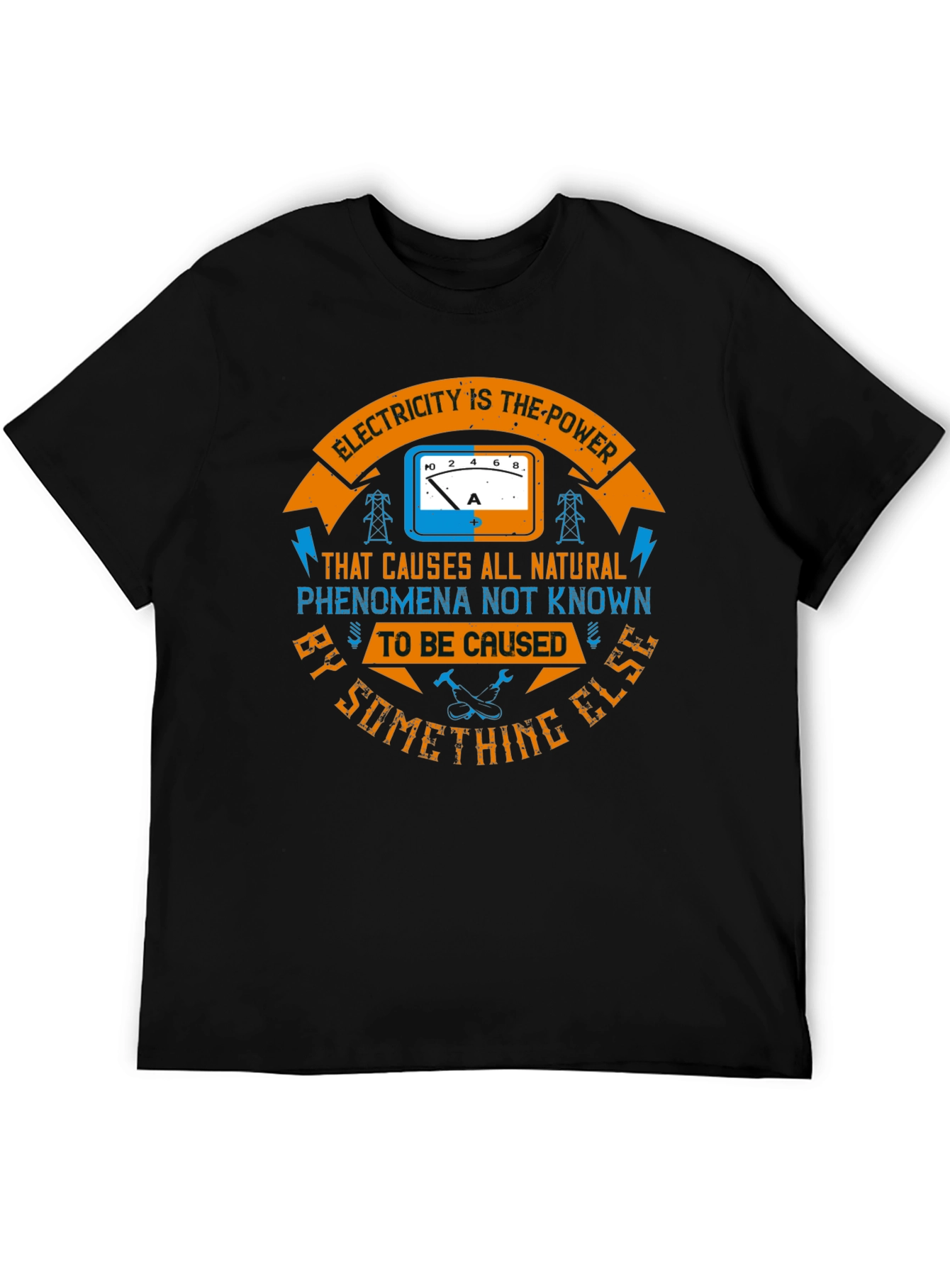 Electricity is The Power Graphic T-Shirt